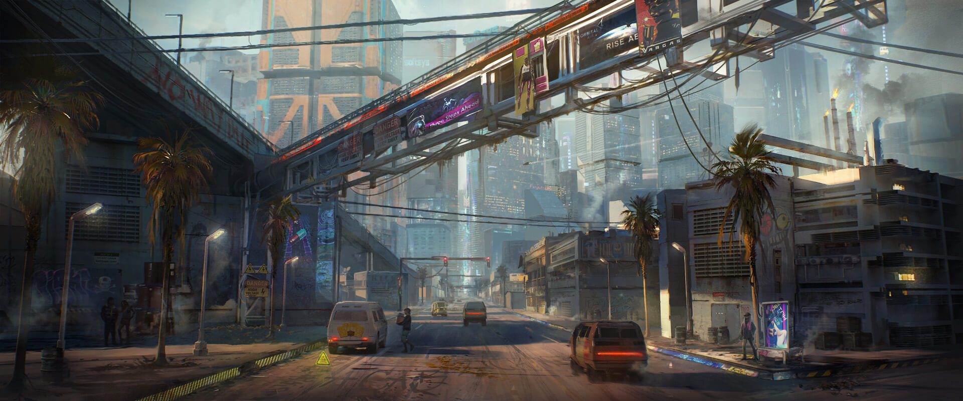 Wallpaper #ekXXpo4B7YBJg1BVoqao1 Cyberpunk 2077 Compartilha O Conceito Da Area Industrial De Night City