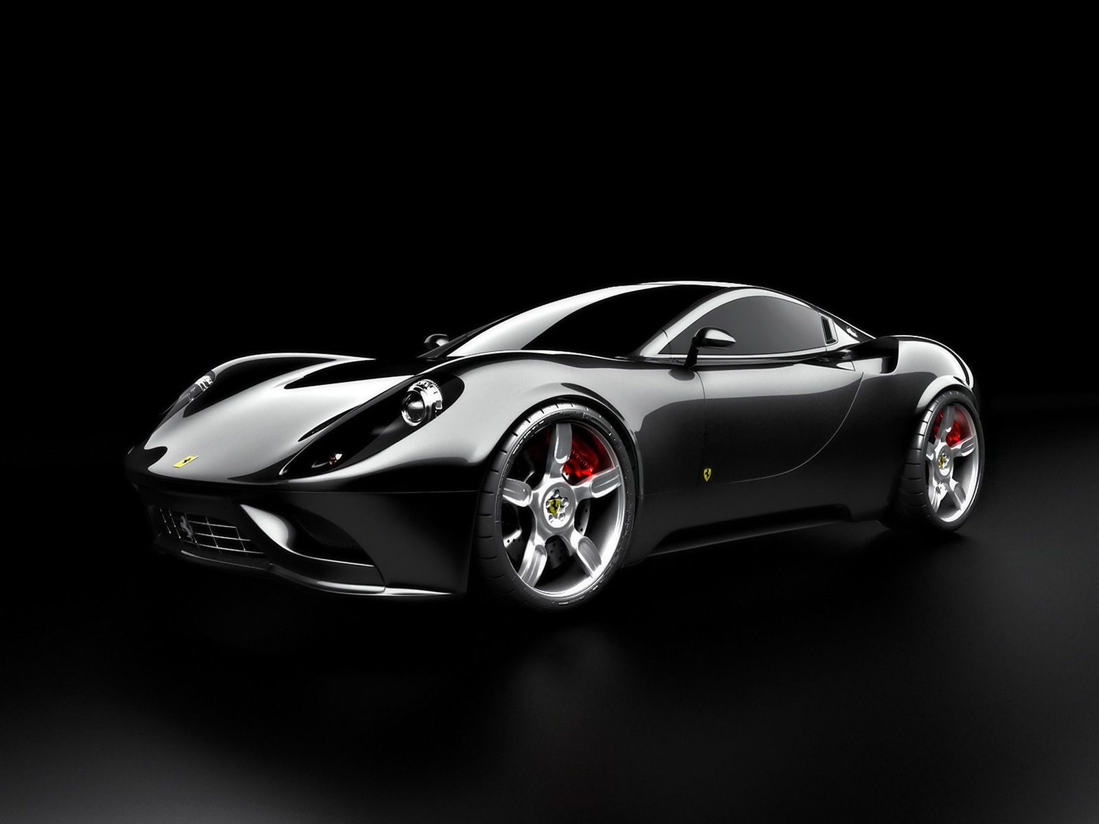 Wallpaper #uxncA48BtGB6xQ784EwI53 Black Ferrari Car Wallpaper 07 1600x1200