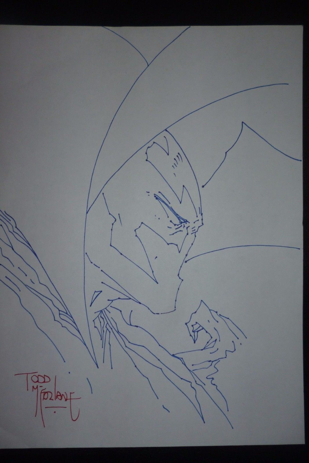 Wallpaper #z2dK-5IBSpphPi3-fJPS195 Todd Mcfarlaneoriginal Comic Artspawnsuperman Sketchdrawing Art on