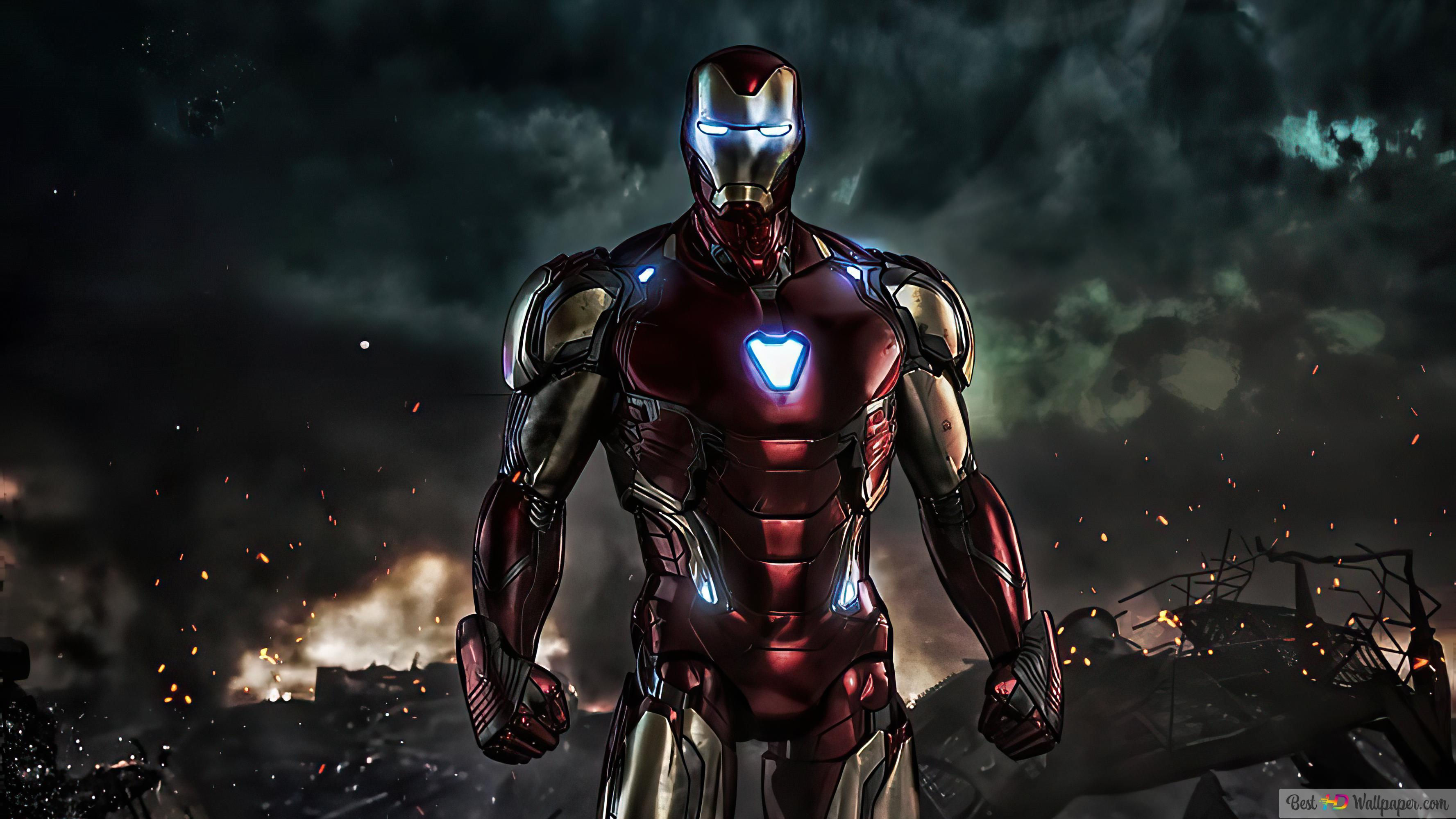 Wallpaper #q7iZ2ZIBJvJKYCmEYO0q29 Iron Man in Avengers Endgame 4K Wallpaper Download