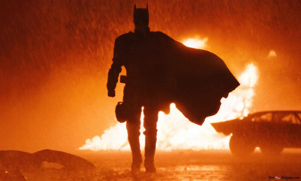 Wallpaper #YB3iLJMBlOZrFDOkiczE110 Batman in the Rains Behind the Fire 2k Wallpaper Download