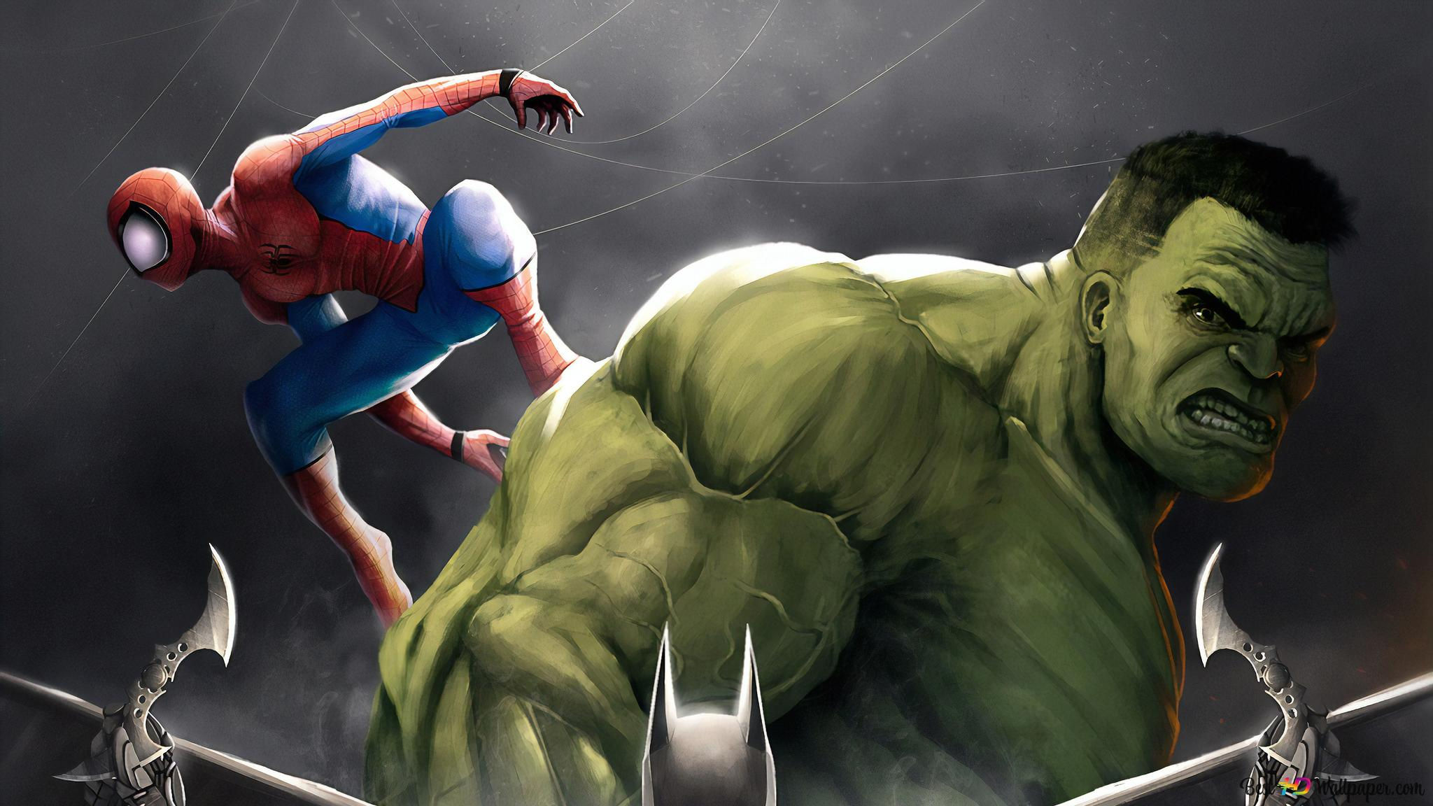 Wallpaper #bR1jLJMBlOZrFDOkw8pD70 Total 48 Imagen Spiderman vs Hulk Rojo Abzlocalmx