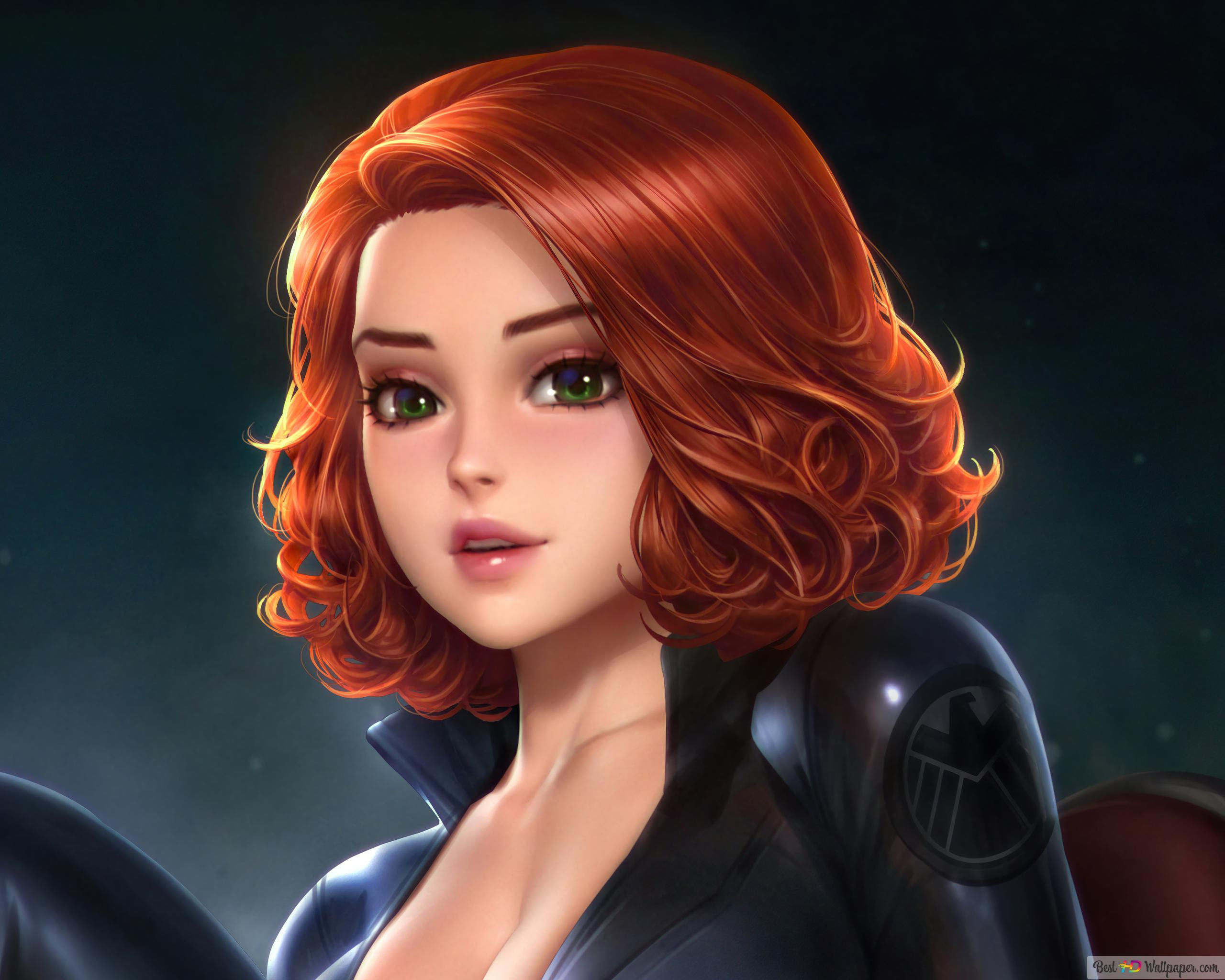 Wallpaper #cWd1-5IBSpphPi3-9JR5160 Black Widow Comic Art