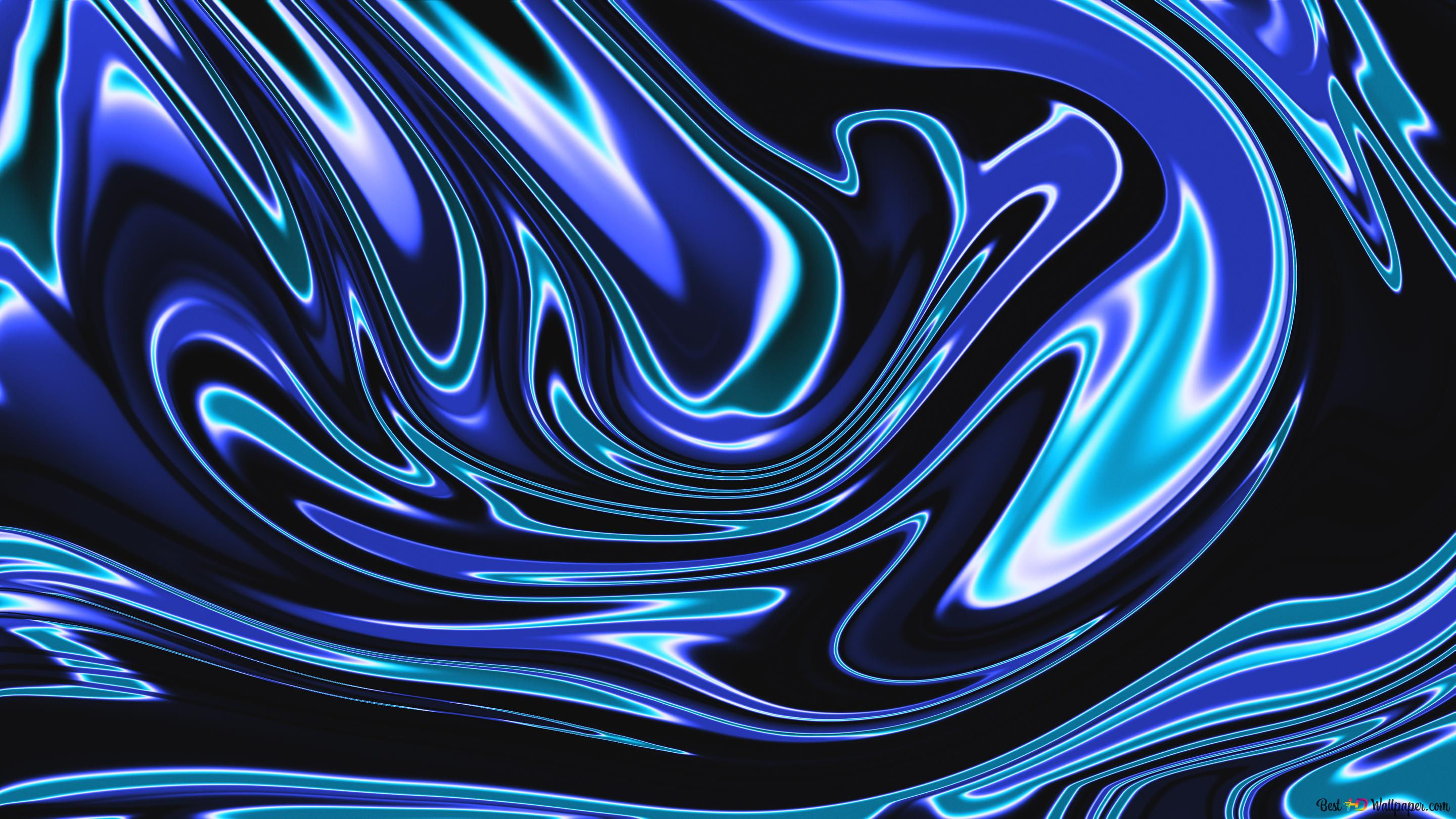 Wallpaper #w2e8-JIBSpphPi3-Y4p4183 Digital Art Abstract Colorful Liquid Modern Covers Background Blue
