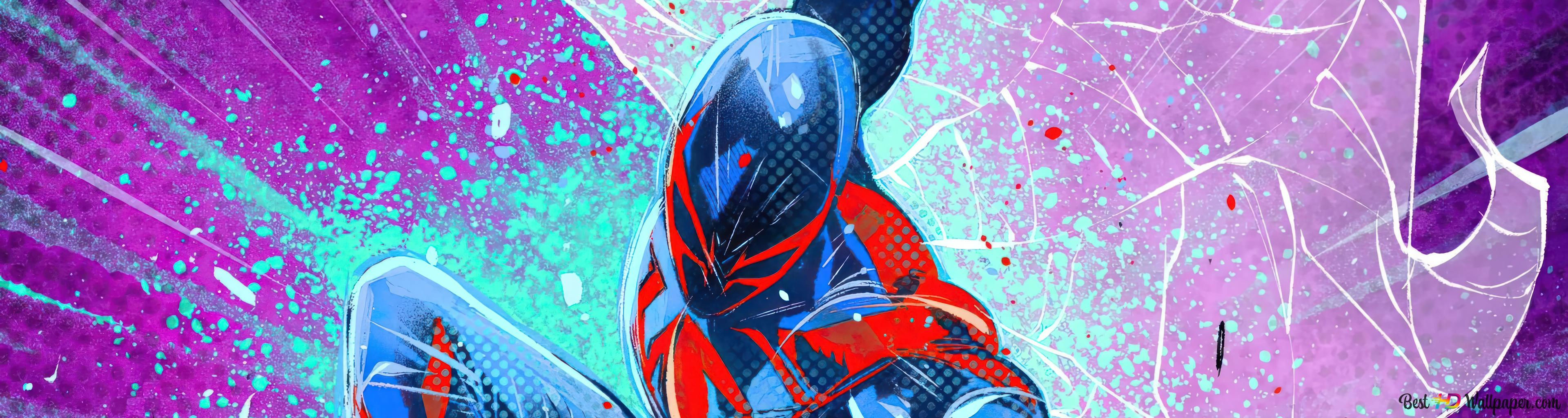 Wallpaper #egCn244BSdW8dNourwqv21 Spider Man 2099 Art from Spider Man Across the Spider Verse Movie 4K
