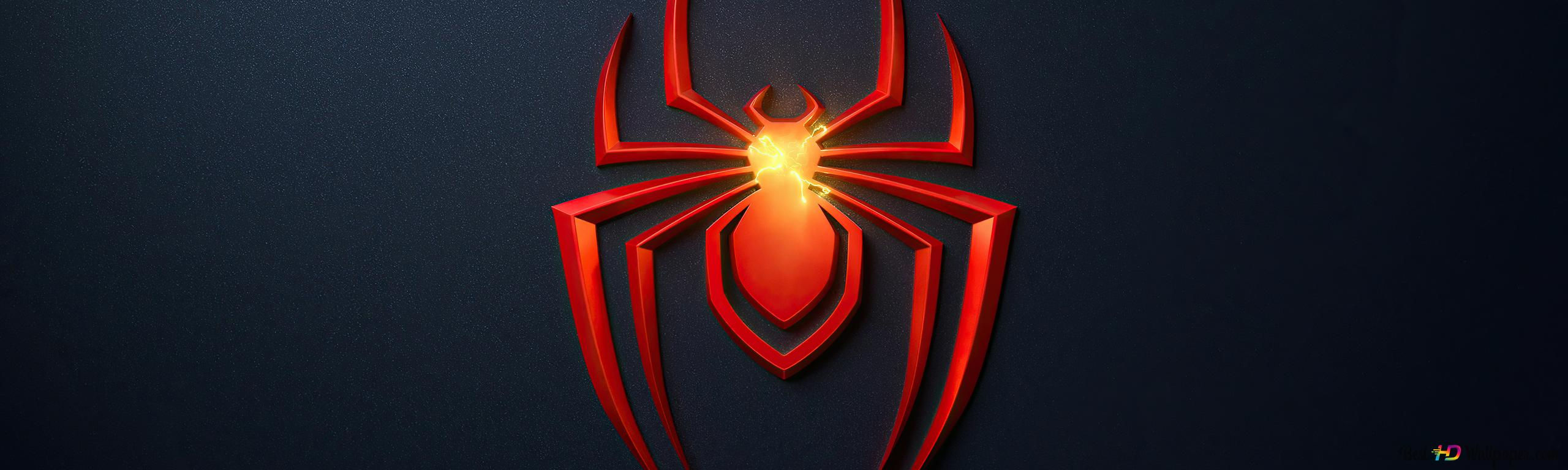 Wallpaper #0mdy_pIBSpphPi3-M59t76 Spider Man Spider Symbol 4K Wallpaper Download