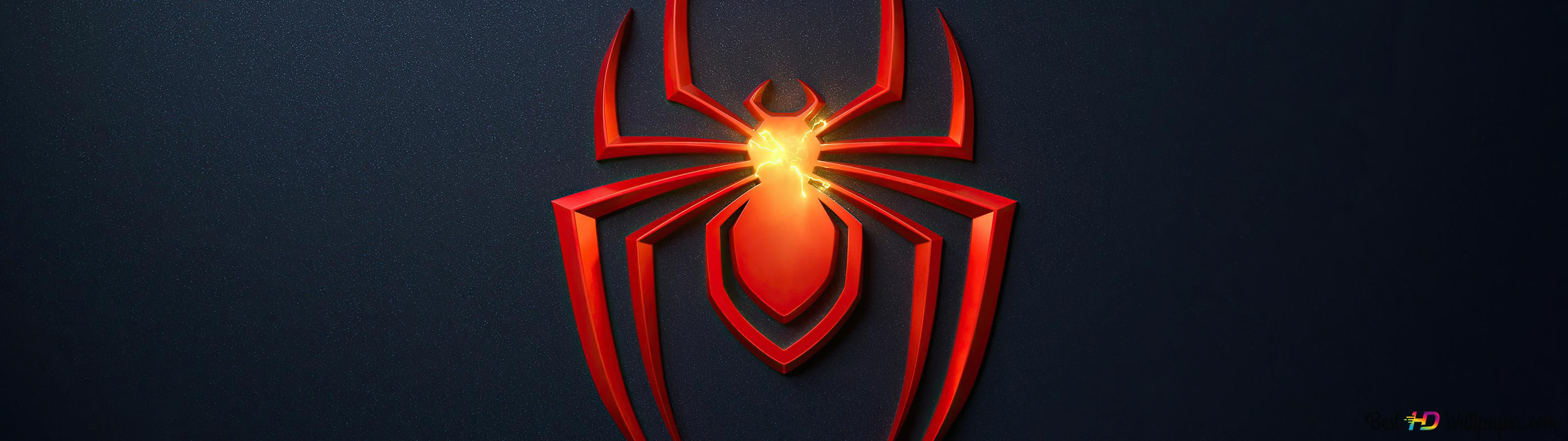 Wallpaper #0mdy_pIBSpphPi3-M59t71 Spider Man Spider Symbol 4K Wallpaper Download