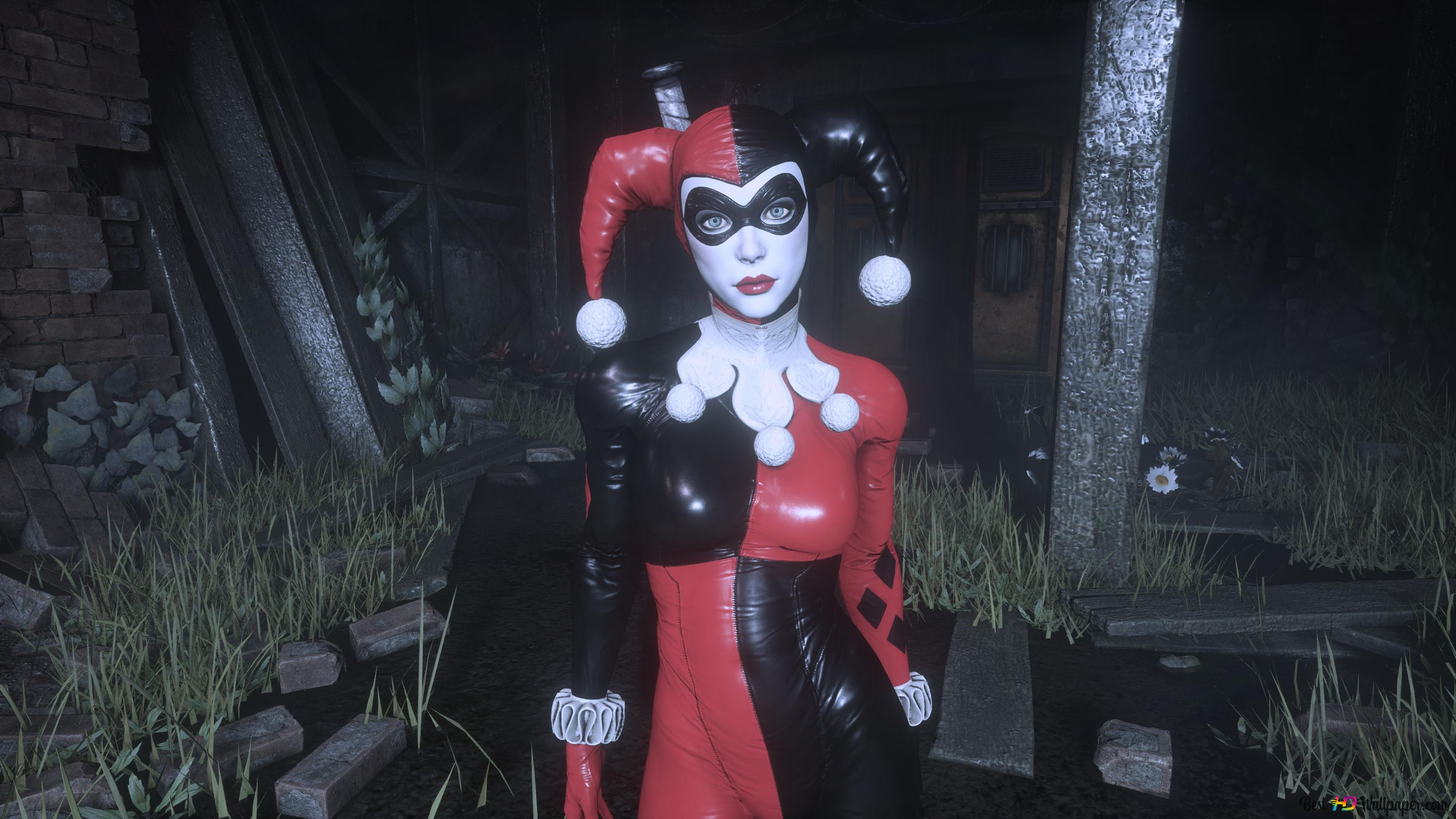 Wallpaper #1mdEAJMBSpphPi3-tKWL88 Harley Quinn Batman Arkham Knight 4K Wallpaper Download