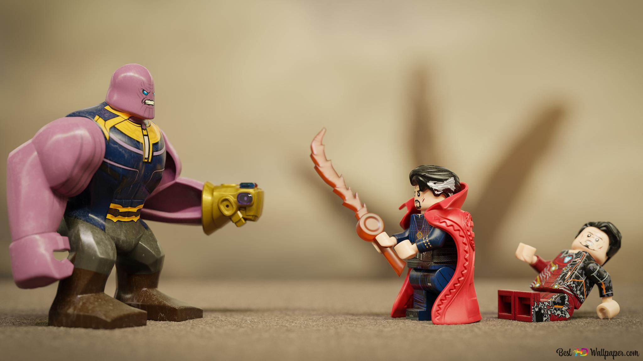 Wallpaper #l2heF5MBSpphPi3-sA4Z26 Doctor Strange vs Thanos Toys 4K Wallpaper Download