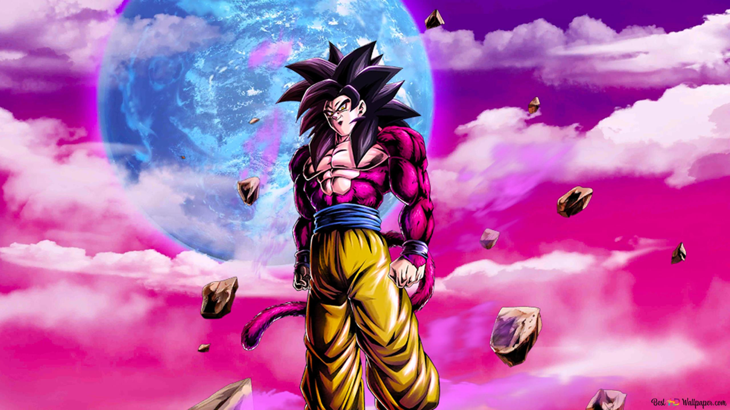 Wallpaper #LmdF55IBSpphPi3-rzei64 Goku Super Saiyan 4 from Dragon Ball GT Dragon Ball Legends Arts for