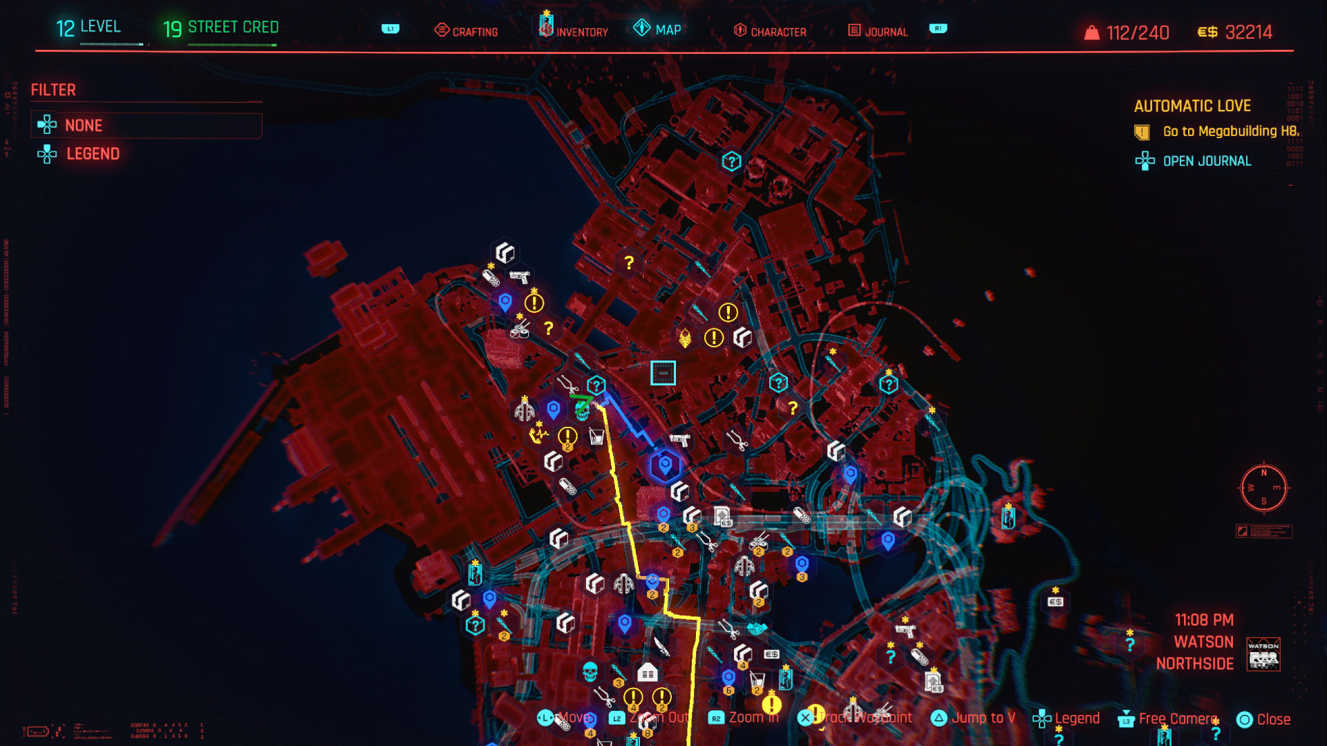 Wallpaper #ZGfJ5ZIBSpphPi3-TDGz19 Cyberpunk 2077 Legendary Items Map