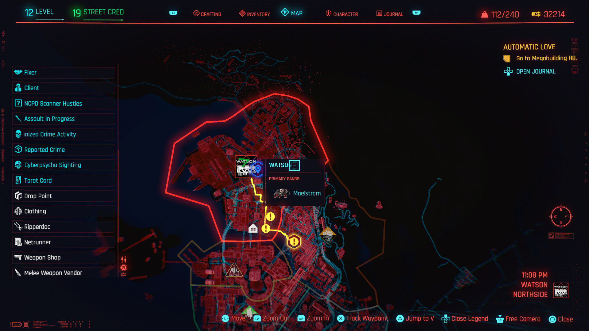 Wallpaper #ZQNiYpMBpyOg8YnEd9JN45 Cyberpunk 2077 Map Icons