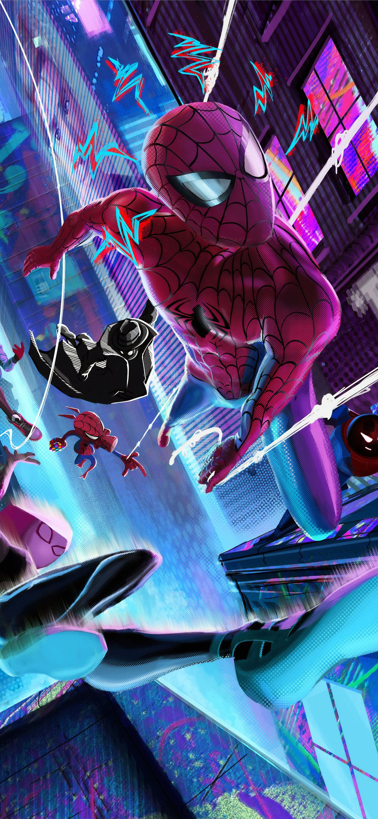 Wallpaper #YxlLDo8BtGB6xQ78WFns55 Spider Man into the Spider Verse iPhone Wallpapers Free Download