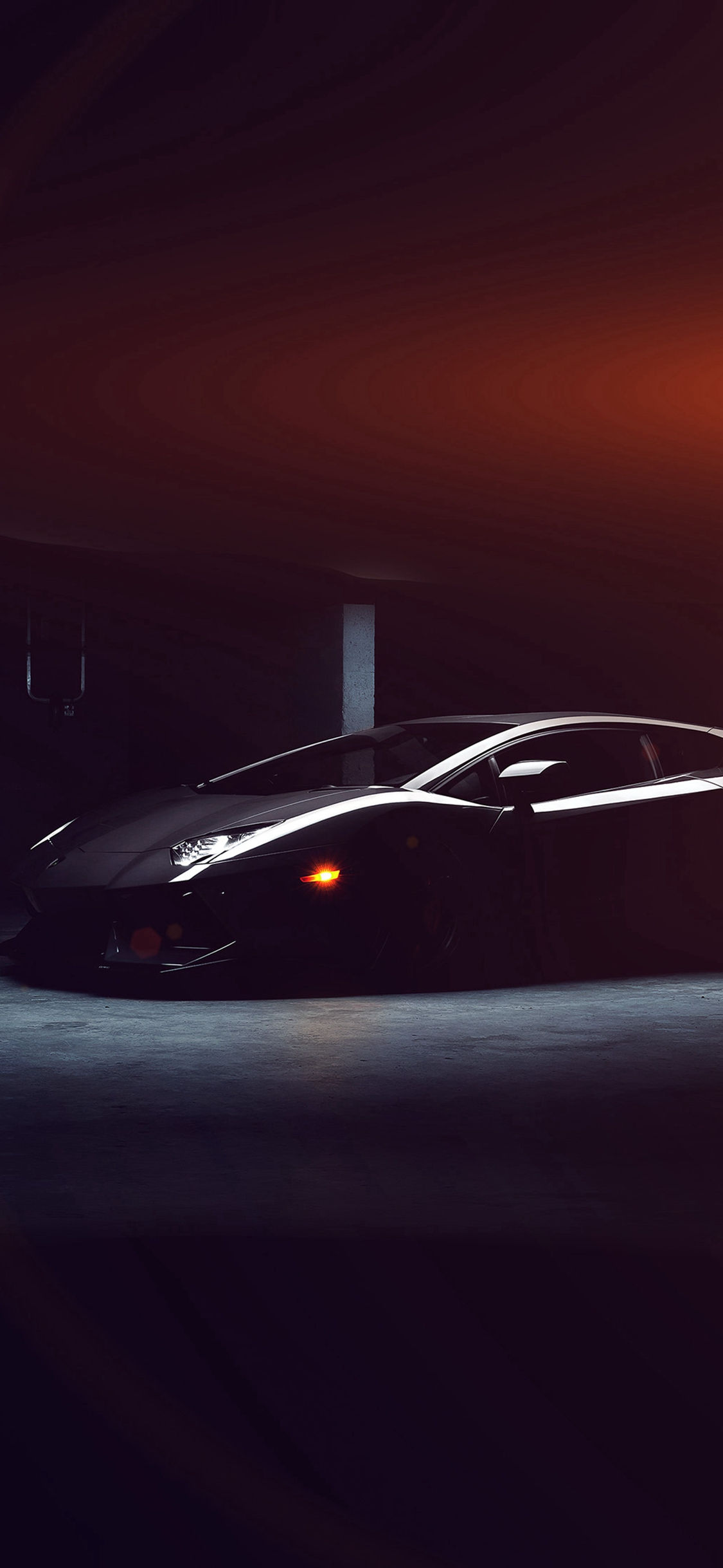 Wallpaper #HQBL7I4BSdW8dNouIxRZ34 Lamborghini Car Dark Black Flare iPhone X Wallpapers Free Download