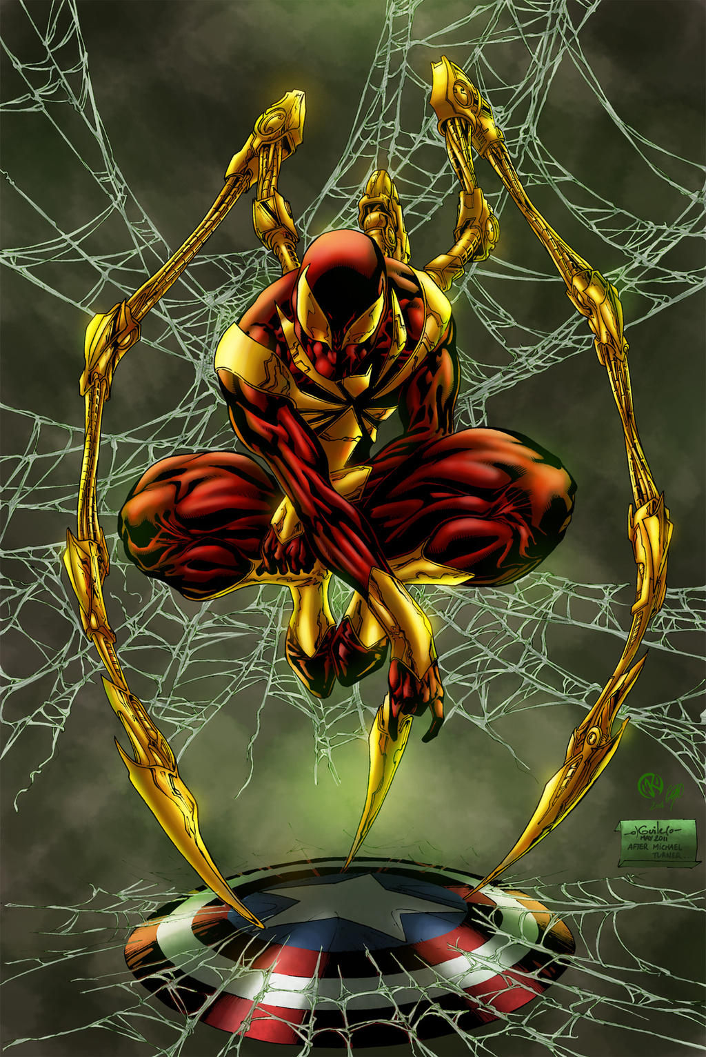 Wallpaper #tHSdxo4B_8f4nGFaZHHZ0 Iron Spider Colors by Zethkeeper on Deviantart