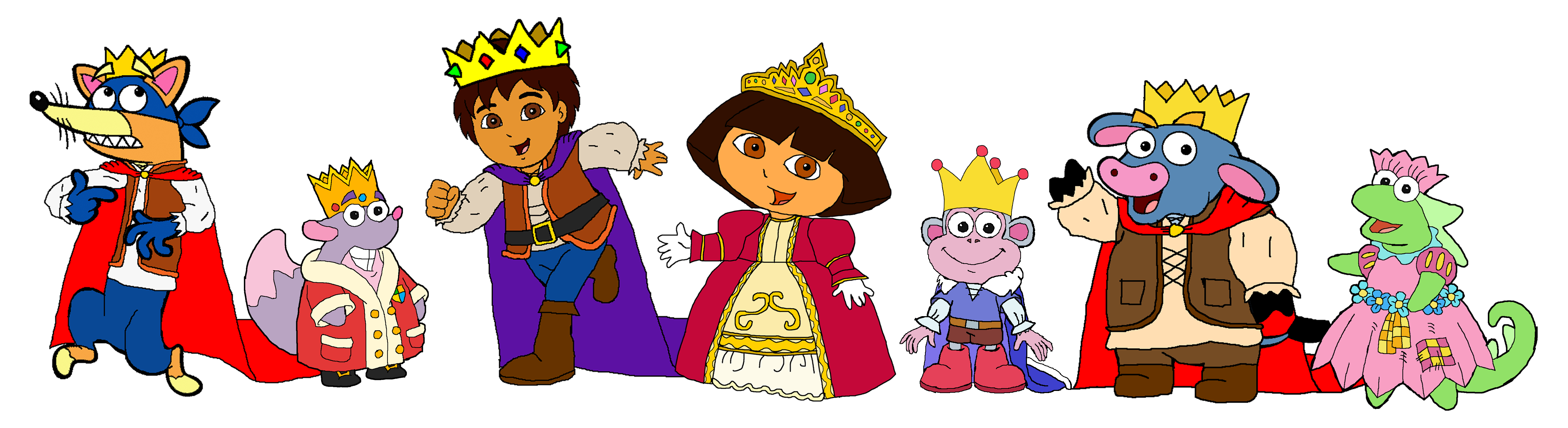 Wallpaper #BTHJNZMB5zzyi_yYWVja250 Dora and Diego Medieval by Kingleonlionheart on Deviantart