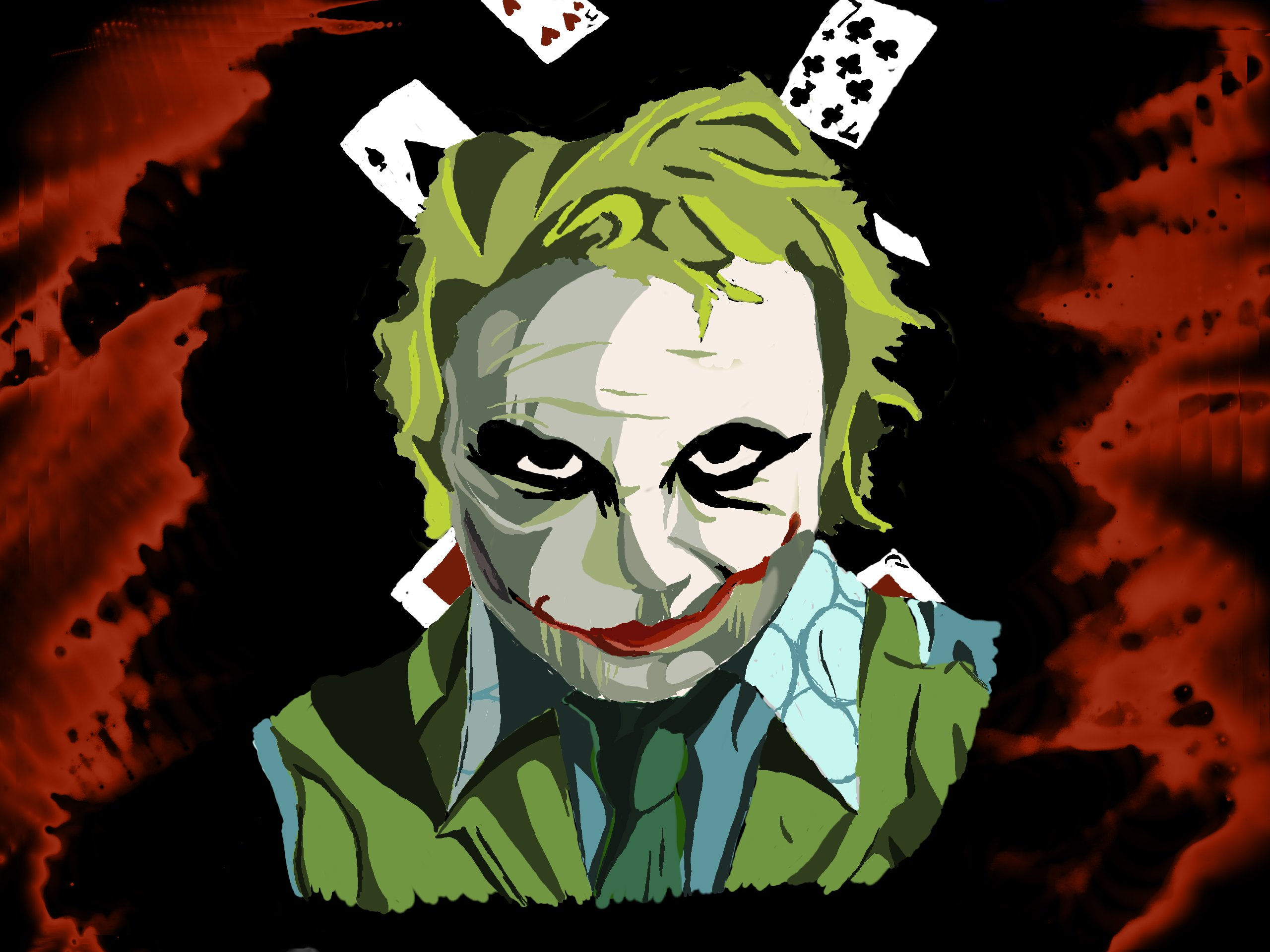 Wallpaper #pLg525IBJvJKYCmE3_XP15 The Joker Heath Ledger by Alexkate Comic Art on Deviantart