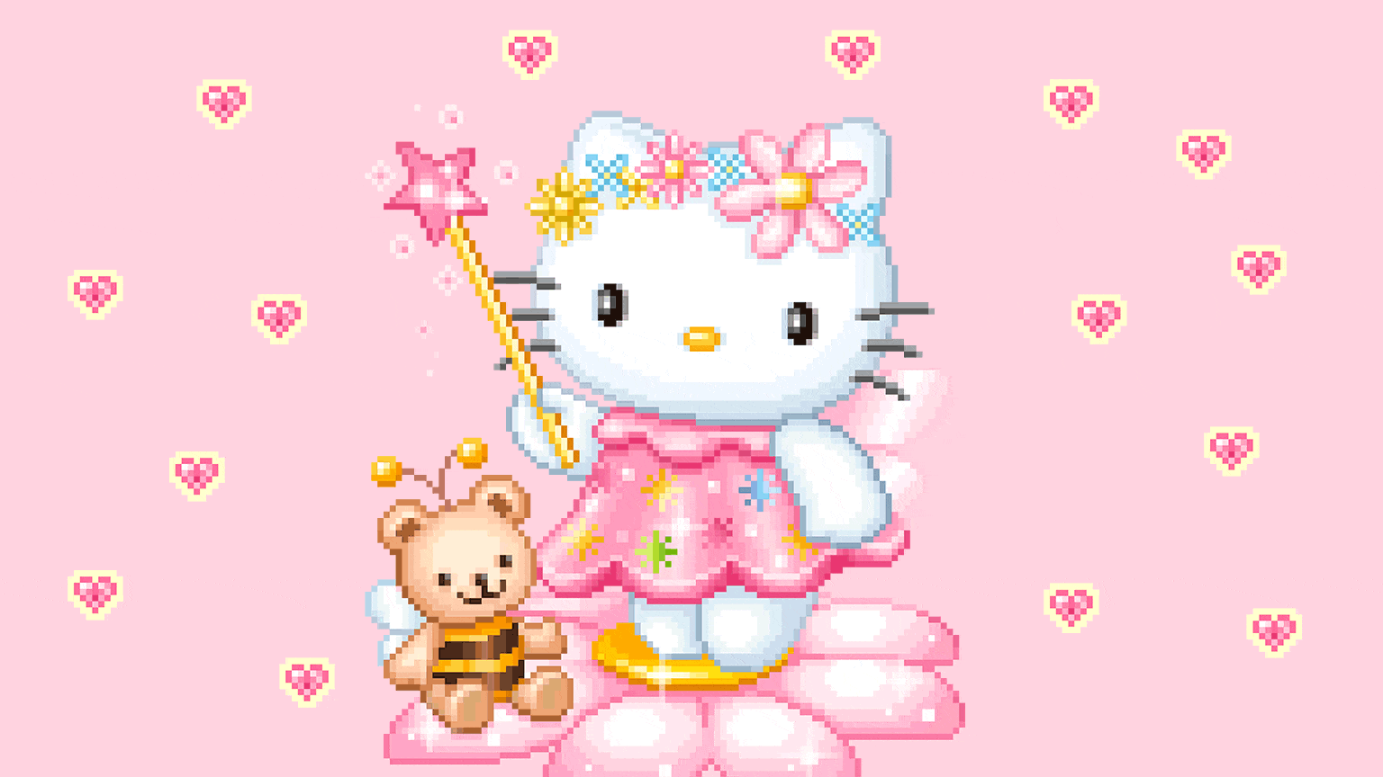 Wallpaper #DLih2JIBJvJKYCmERemF365 Hello Kitty Gif Gifcen