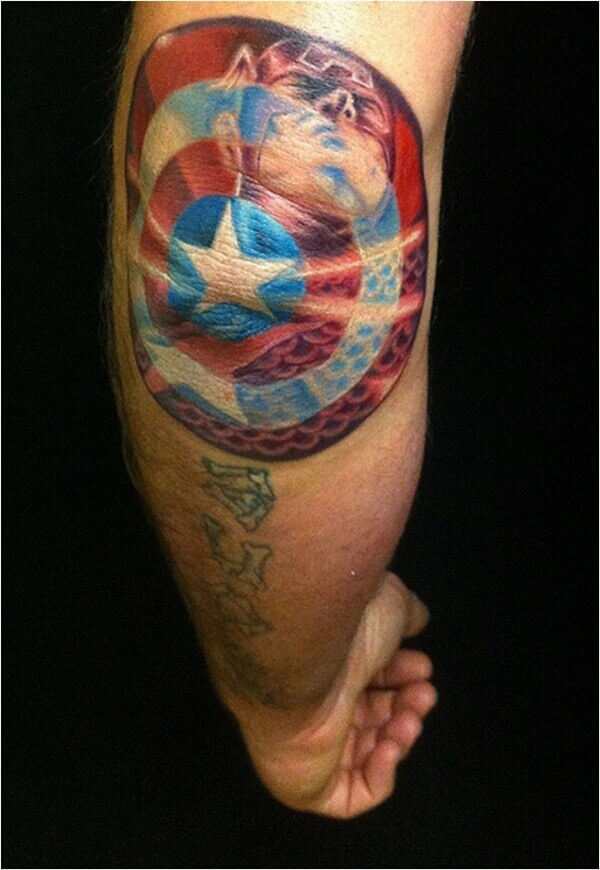 Wallpaper #P5zO4JIBZHQxiYarB7hG12 Huge Captain America Shield Tattoo Collection