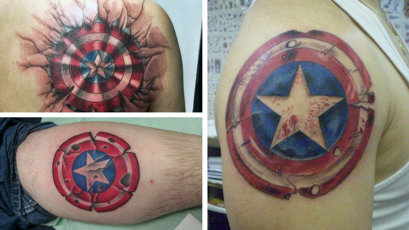 Wallpaper #P5zO4JIBZHQxiYarB7hG11 Captain America Shield Tattoo Elbow