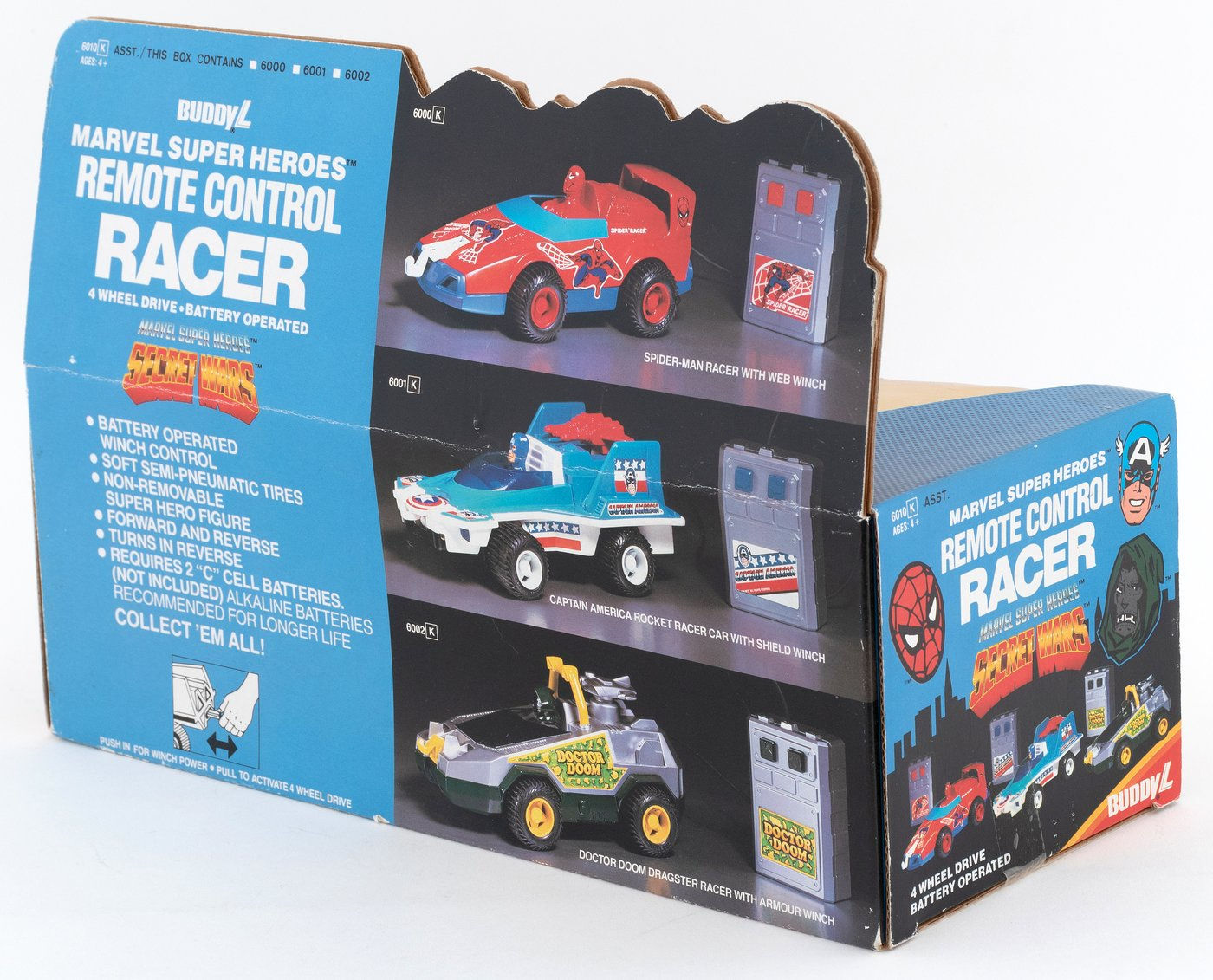 Wallpaper #y2es8pIBSpphPi3-MXHh72 Hakes Buddy L Spider Man Remote Control Racer in Box