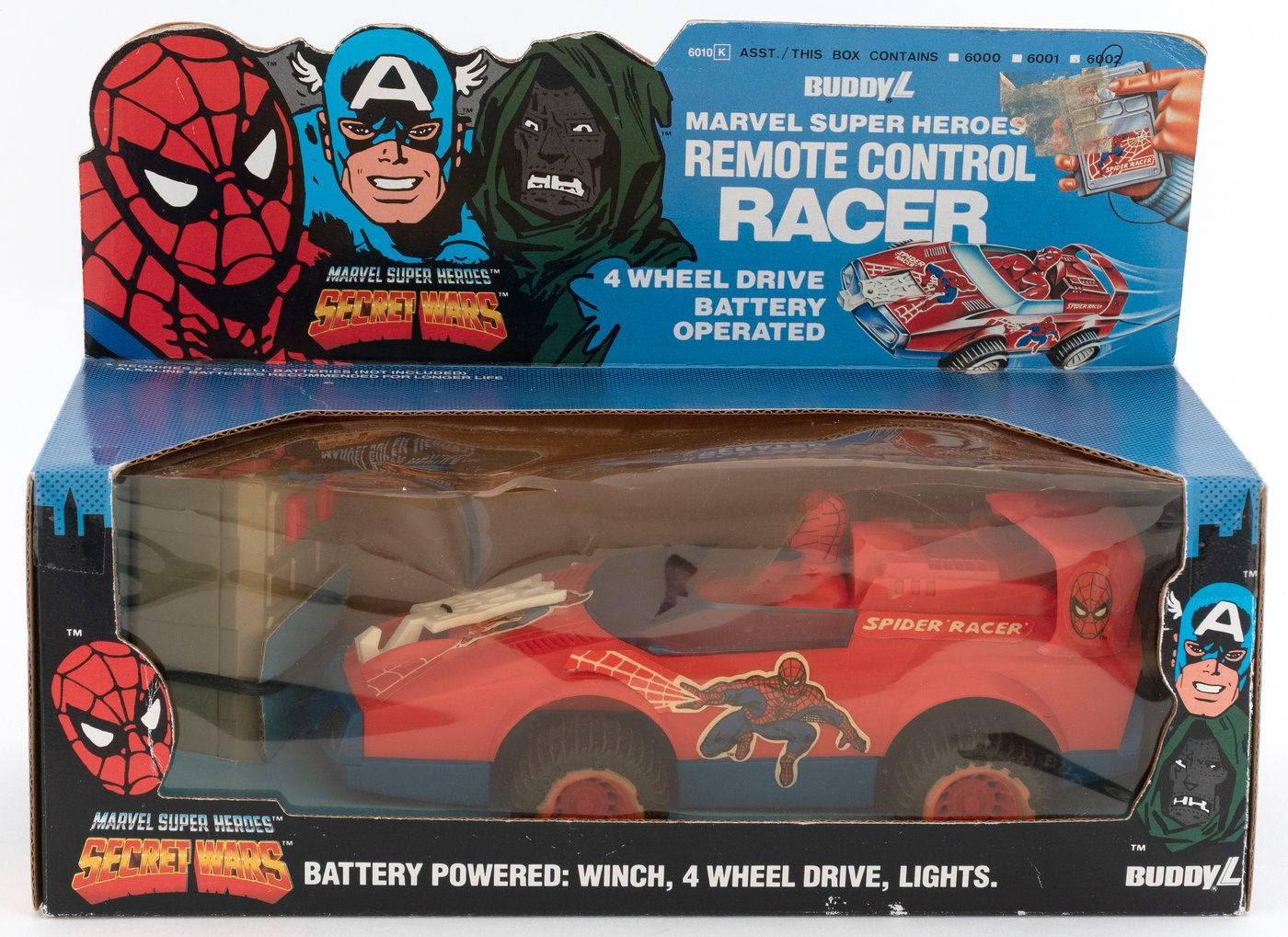 Wallpaper #y2es8pIBSpphPi3-MXHh52 Hakes Buddy L Spider Man Remote Control Racer in Box