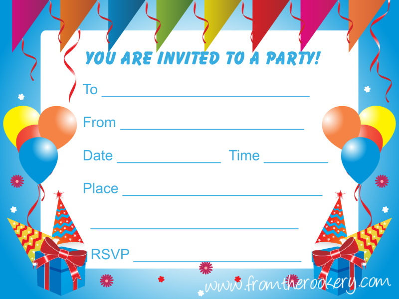 Wallpaper #tbne3ZIBJvJKYCmEsQLe47 Printable Birthday Party Invites Birthday Party Invitations for Kids