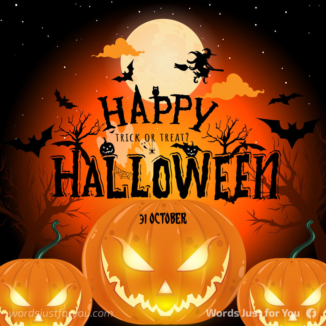 Wallpaper #ITHVNZMB5zzyi_yYzVif315 Happy Halloween Card 5281 Wordsjustforyoucom Original Creative