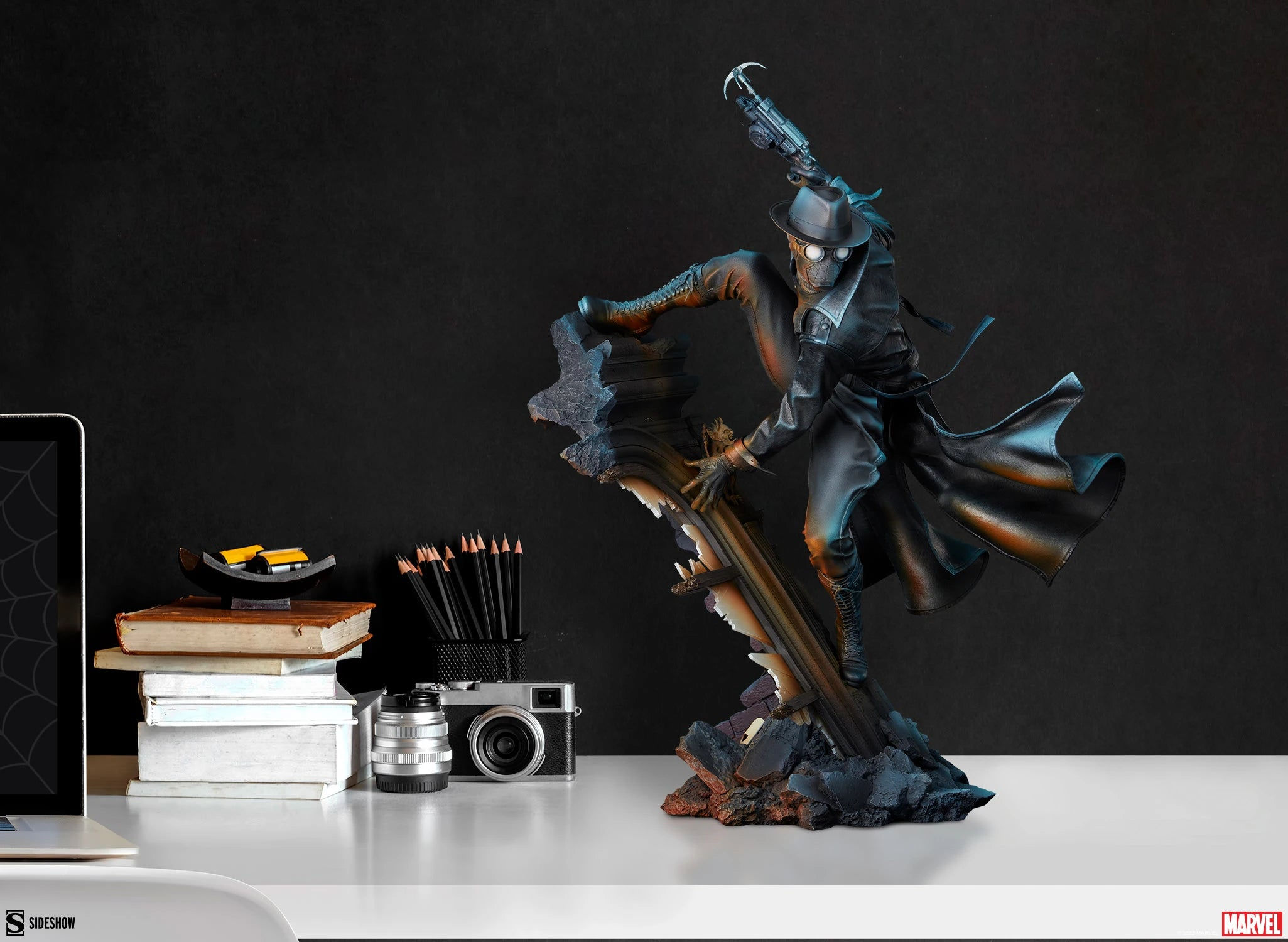 Wallpaper #fZ1IZ5cBkAG5jTCHS7Mj86 Spider Man Noir Premium Format Figure by Sideshow Collectibles