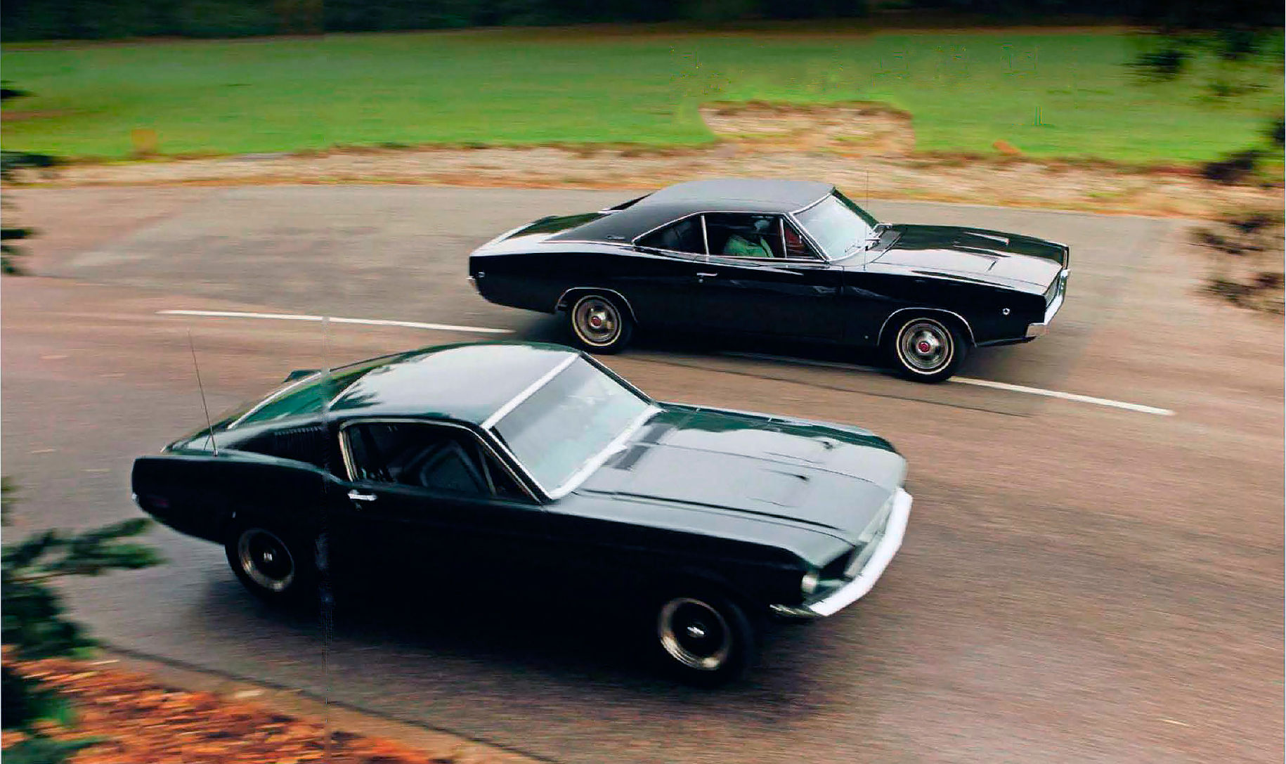 Wallpaper #OBf7PpMBPLD5_VEN6uG122 Dodge Charger vs Ford Mustang GT