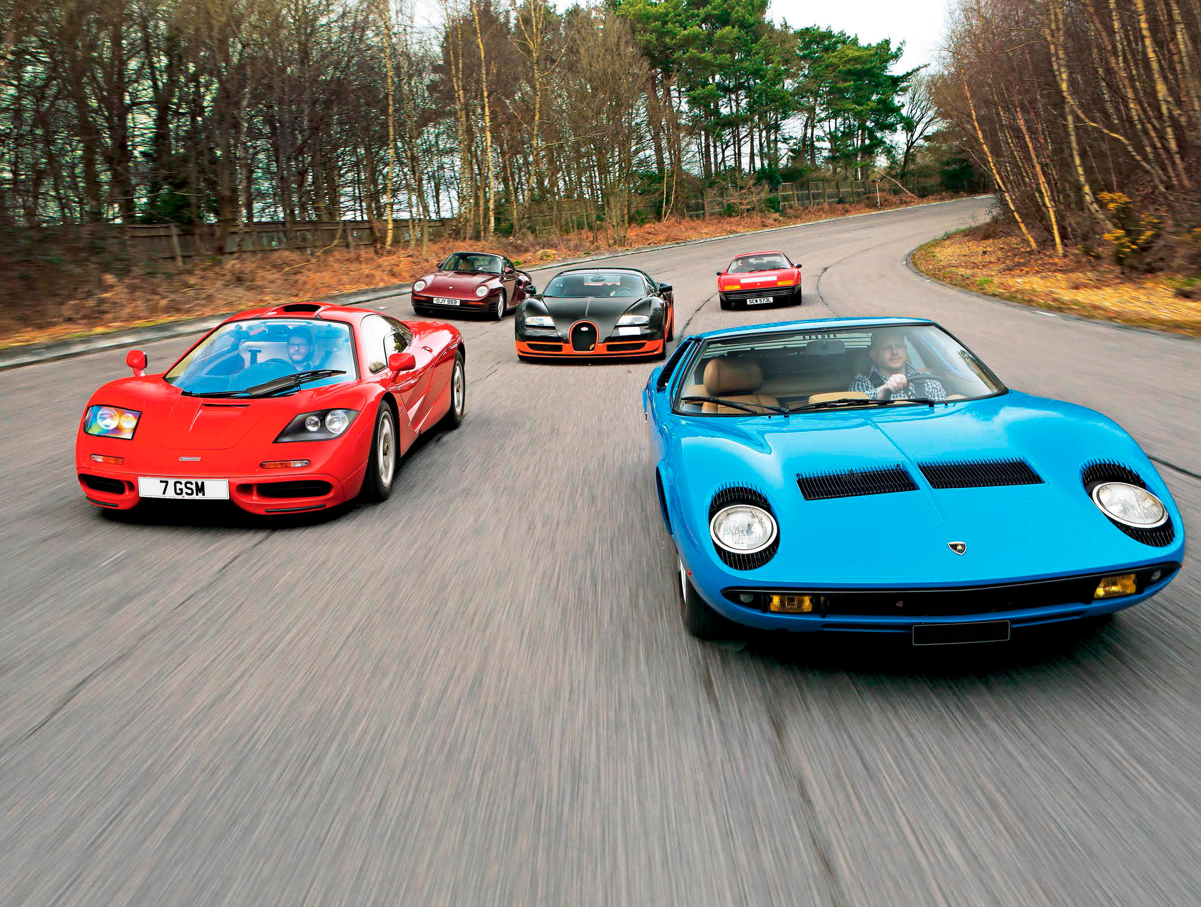 Wallpaper #SED_L5MBJhL2WPbaIr9B161 Fascination Supersport Legends from Four Decades Mclaren F1 Bugatti