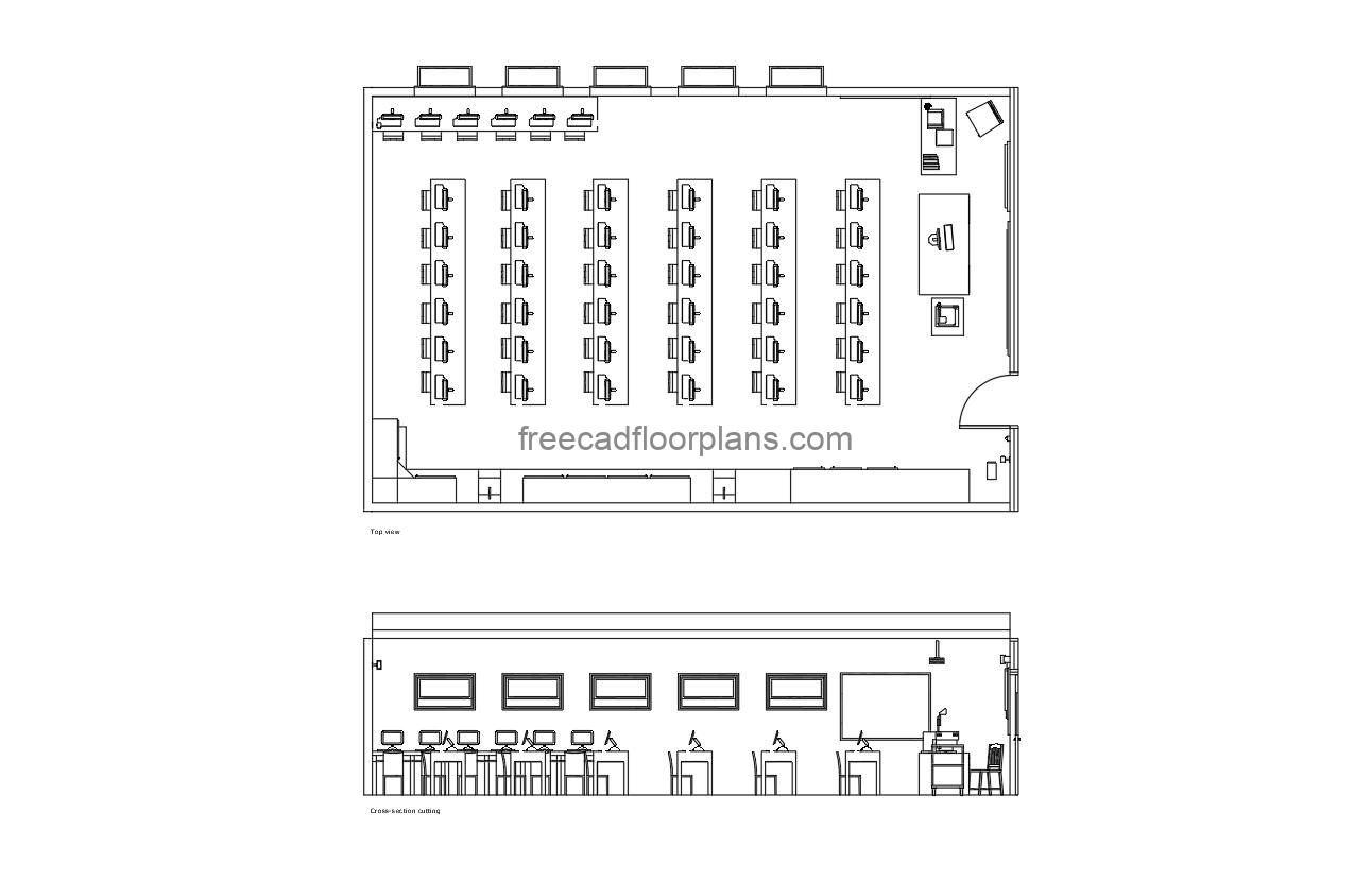 Wallpaper #MWcjC5MBSpphPi3-X9jd286 Computer Classroom Free Cad Drawings