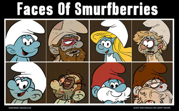 Wallpaper #kLiH2JIBJvJKYCmEZujO13 Smurfs on Drugs Pic
