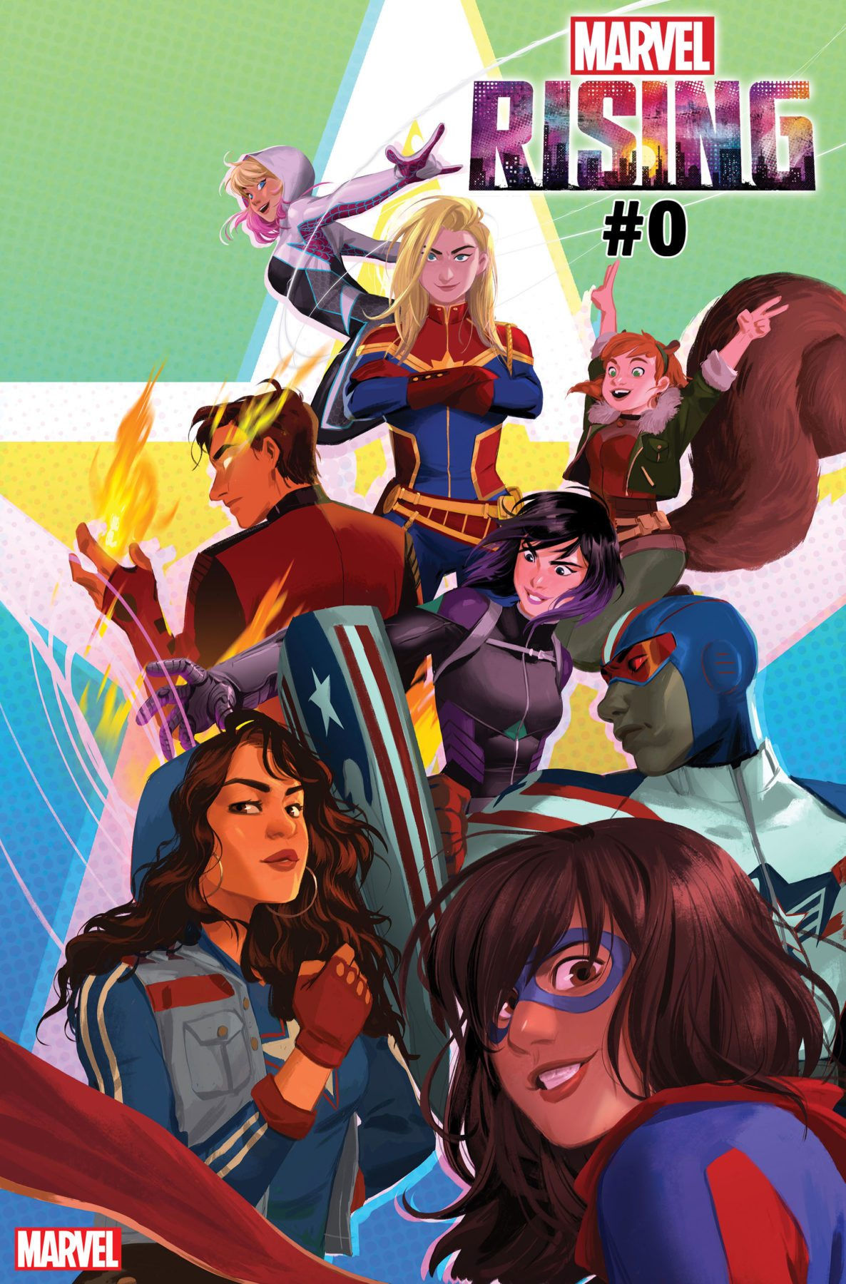 Wallpaper #J_SsOZMBKFX8bn3rb3cN4 Ms Marvel and Squirrel Girl Team Up with America Inferno and Patriot