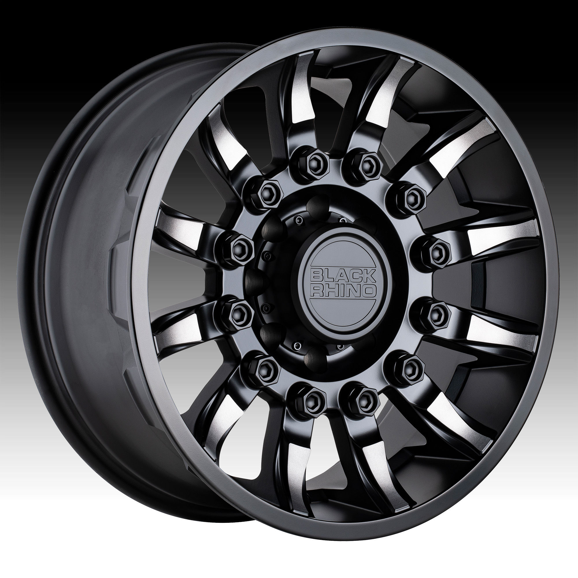 Wallpaper #_4f2MZMBPAdmKxa2CmIl79 Black Rhino Mission Matte Black Machined Gtcc Custom Truck Wheels