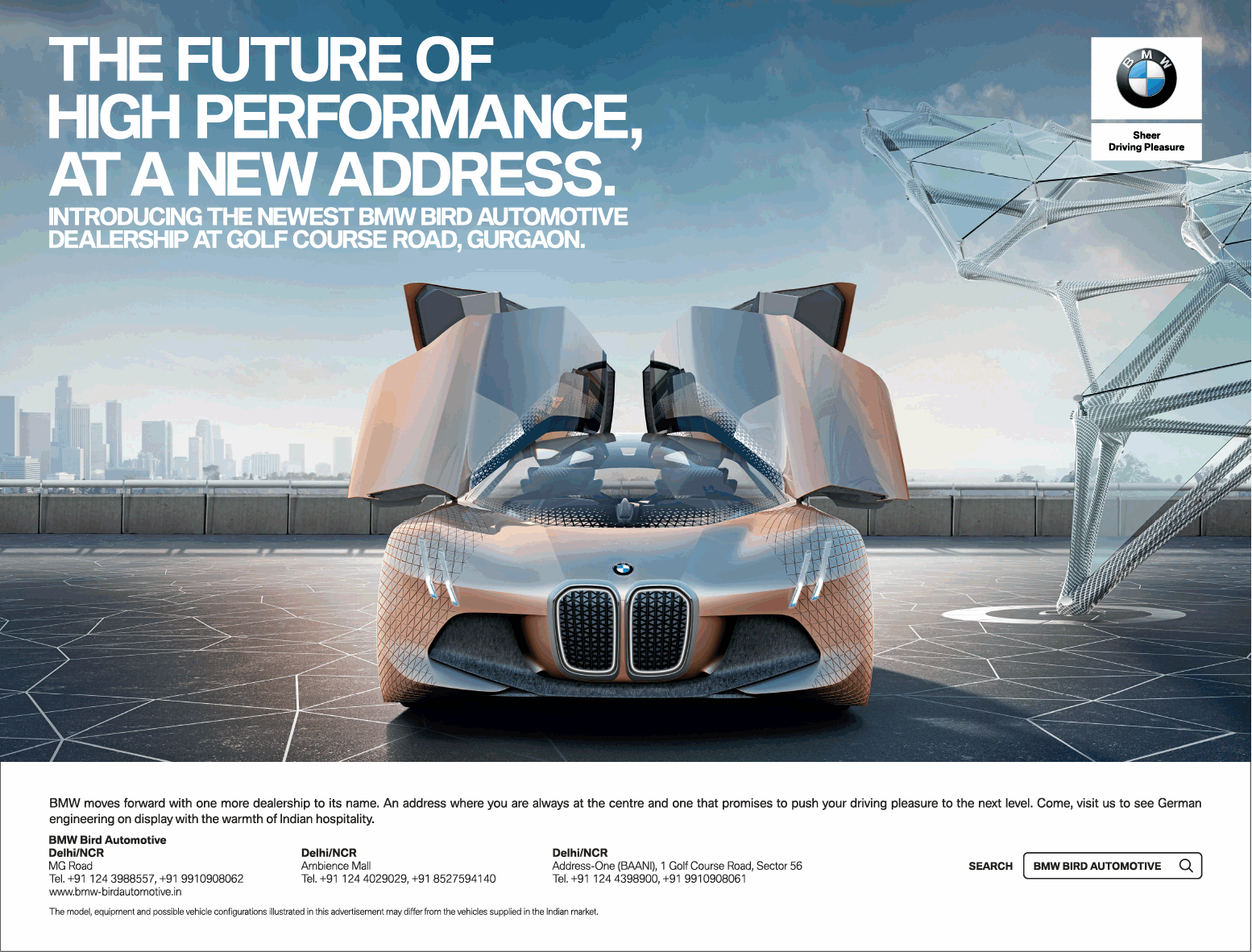 Wallpaper #RRmSBo8BtGB6xQ78R1RA21 BMW the Future of High Performance at a New Address Ad Advert Gallery
