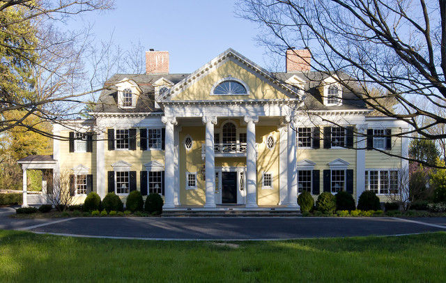 Wallpaper #qJy34JIBZHQxiYara7ci14 Neoclassical Home Traditional Exterior New York by Knight