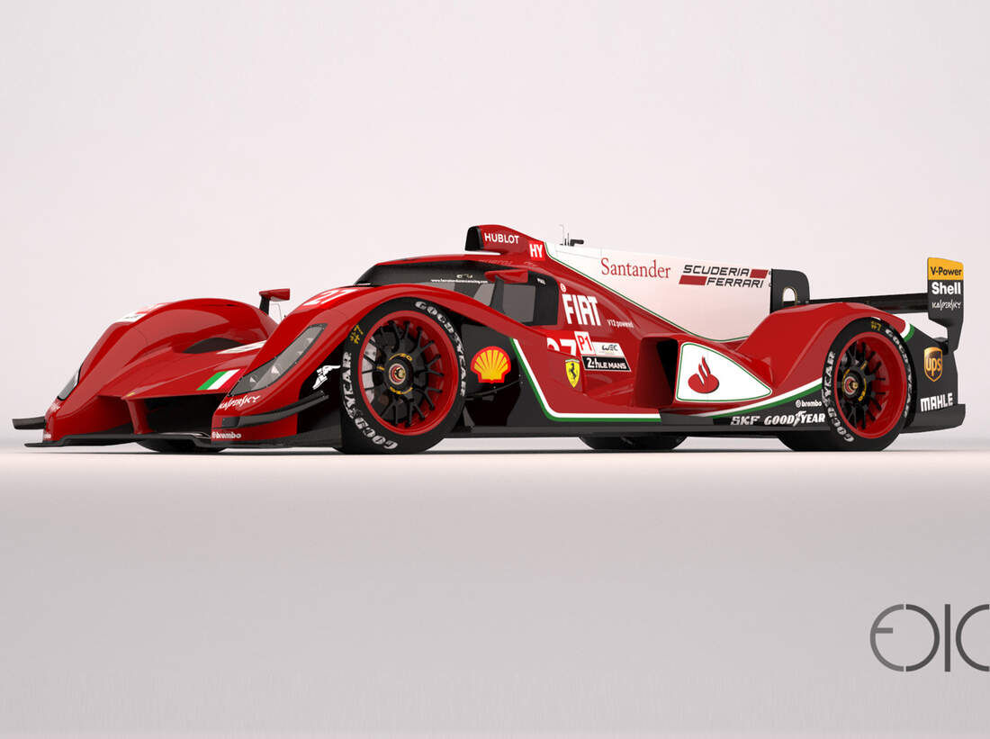 Wallpaper #5e8LTJMBMN-XEVvVYDwp40 Ferrari Le Mans Studie Spanier Baut Italienisches Lmp1 Auto Auto