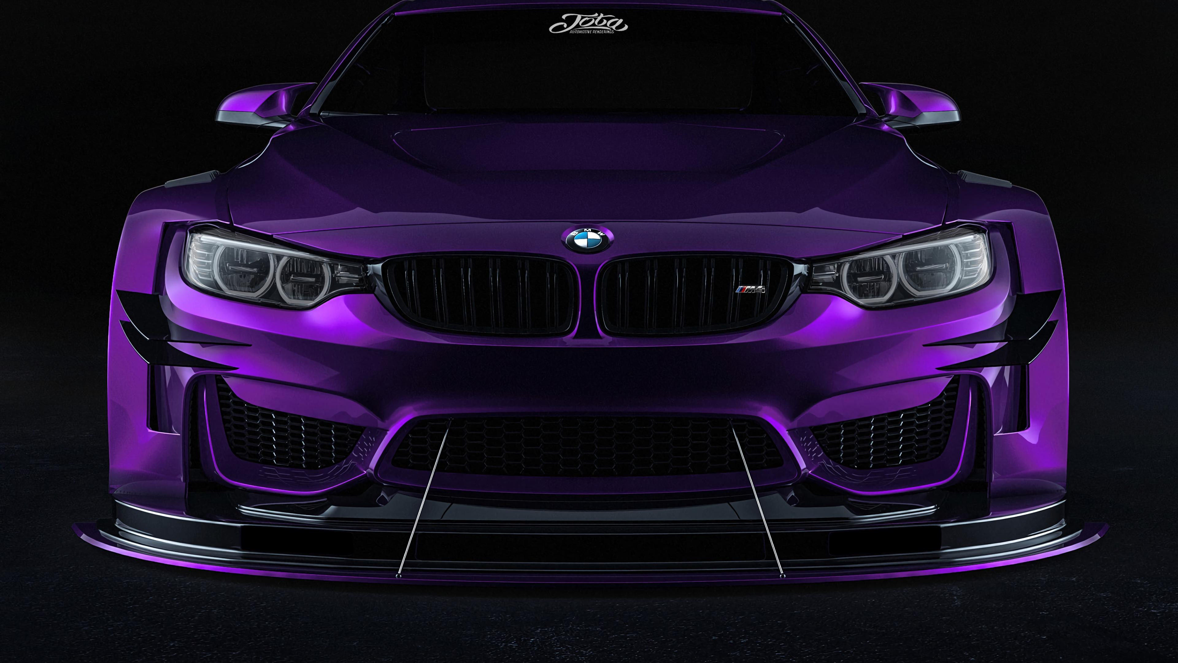 Wallpaper #w0Xoko4B7YBJg1BVD55I32 Tapeta BMW Samochod Sportscar Fioletowy Widok Z Przodu HD