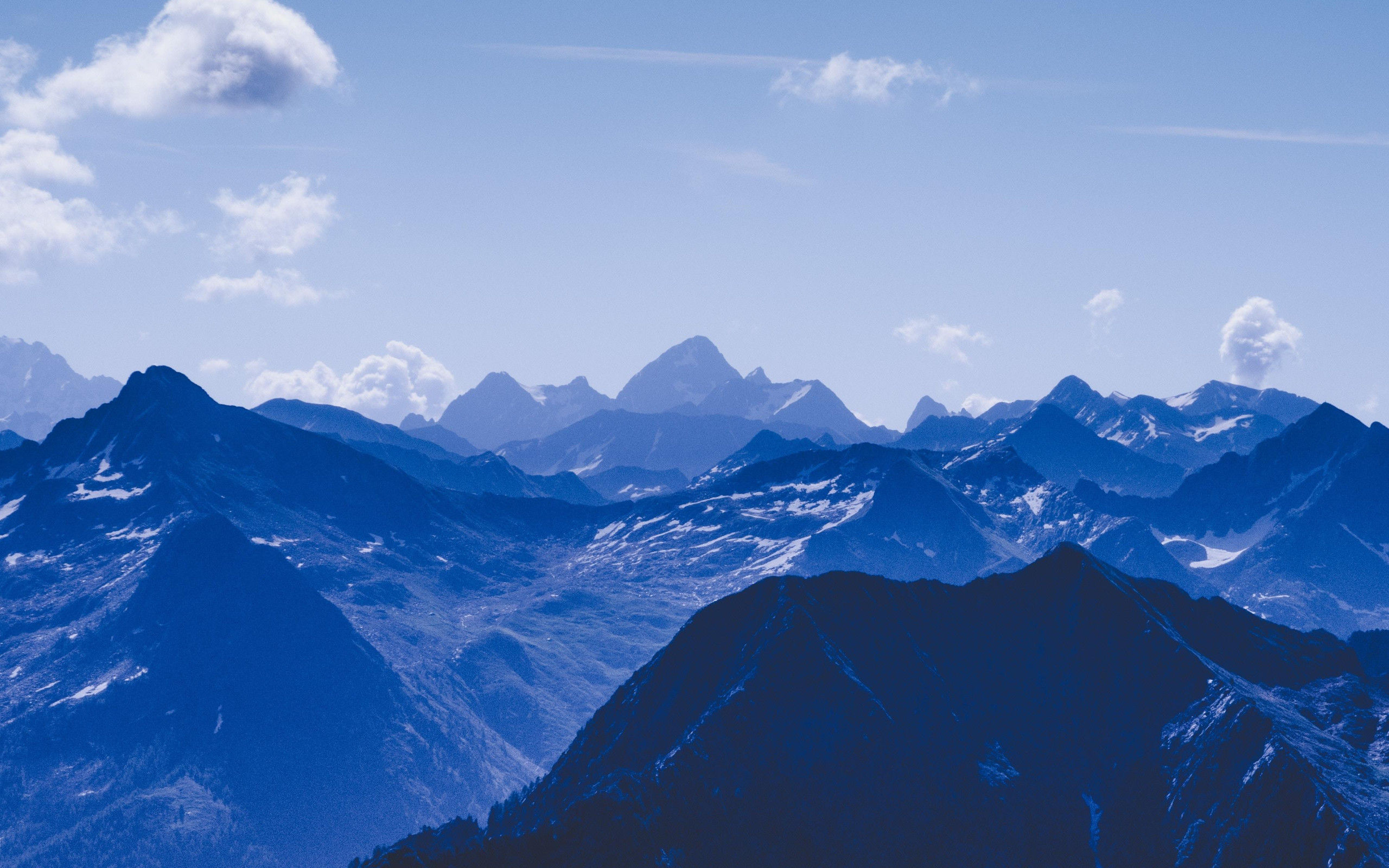 Wallpaper #Eu9-TJMBMN-XEVvVbD7S78 Papier Peint Montagnes Sommets Nuages Bleu Ciel HD Large Haute