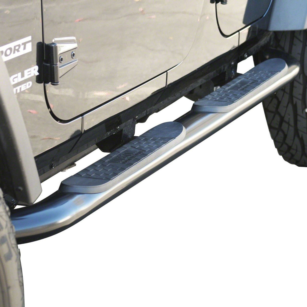Wallpaper #4664c Mopar Factory Sahara Side Steps for 18 Up Jeep Wrangler Jl Unlimited