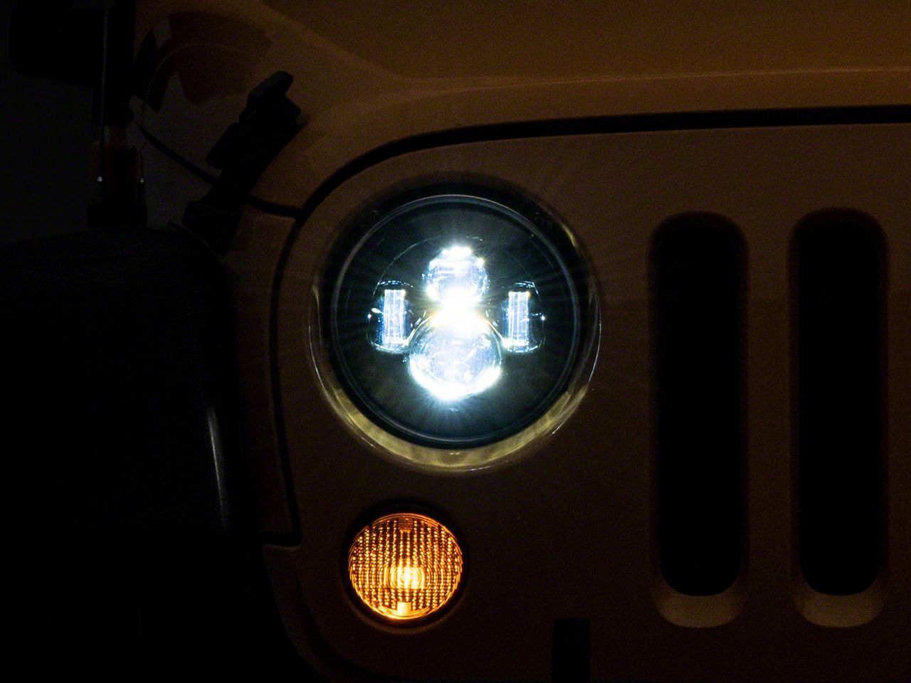 Wallpaper #3kDmL5MBJhL2WPbalr5E149 Oracle Jeep Wrangler 7 Inch High Powered LED Headlights Black Housing