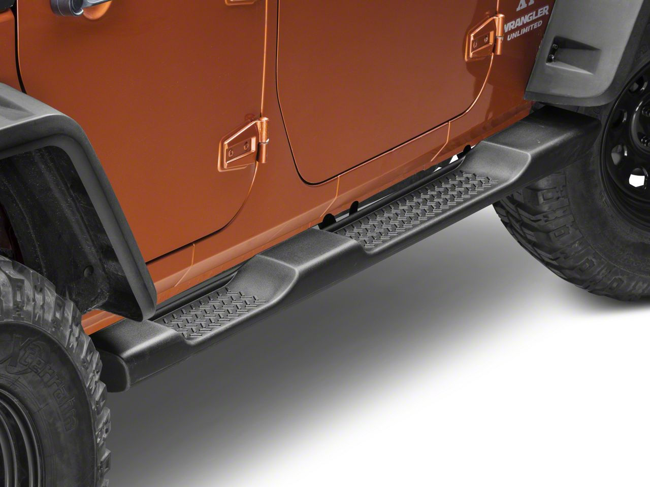 Wallpaper #4664c Mopar Factory Sahara Side Steps for 18 Up Jeep Wrangler Jl Unlimited