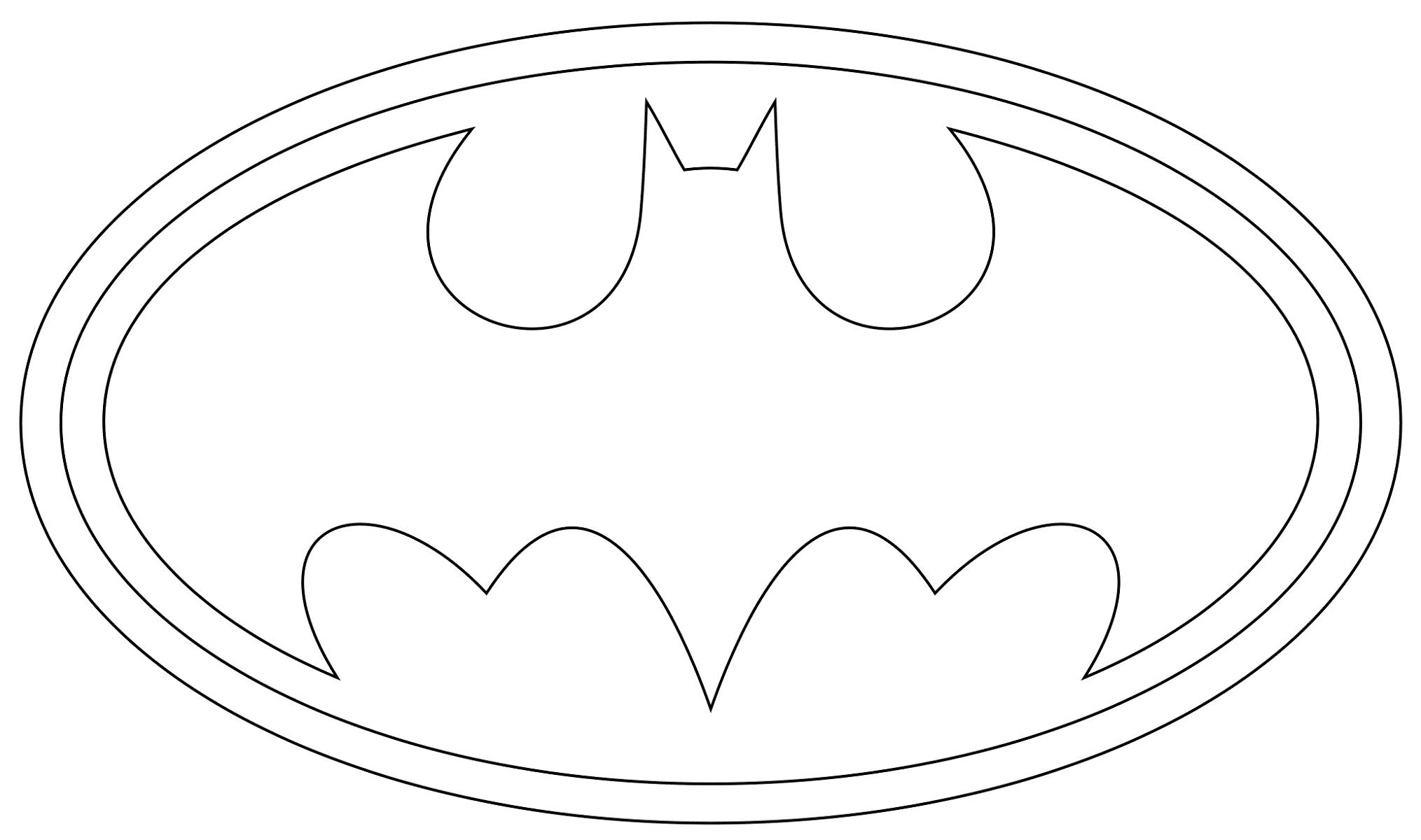 Wallpaper #txyEQJMB8JfcLg2JGPYI65 Batman Logo Coloring
