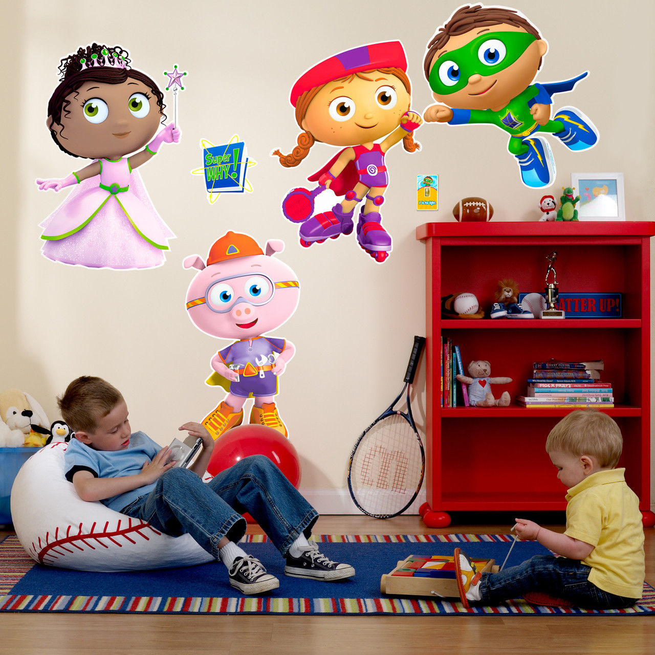 Wallpaper #NmjiIpMBSpphPi3-KzRu85 Super Why Giant Wall Decals
