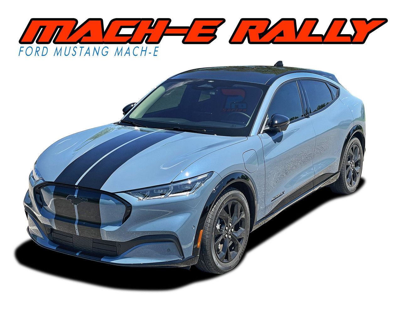 Wallpaper #5jvjcJcBSWmA-tzpbI_z183 Mach E Rally Ford Mustang Mach E Racing Hood Stripes Electric