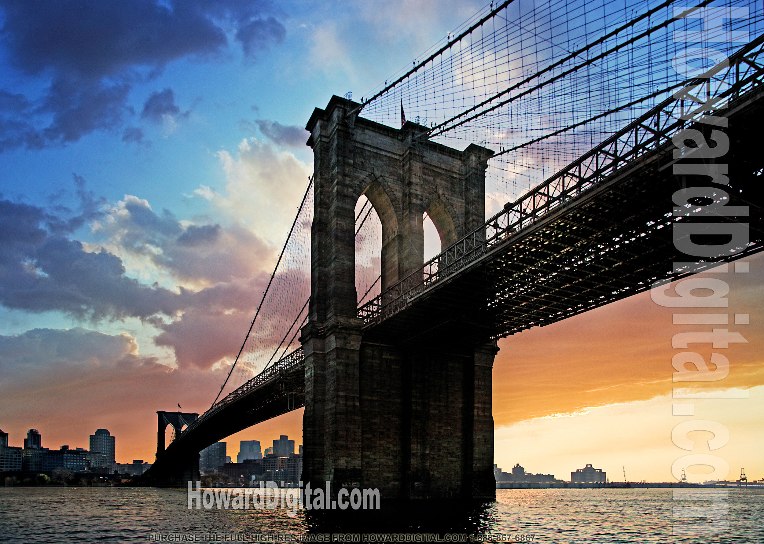 Wallpaper #66e34 Brooklyn Bridge in New York the Iconic Crossing Between Manhattan and