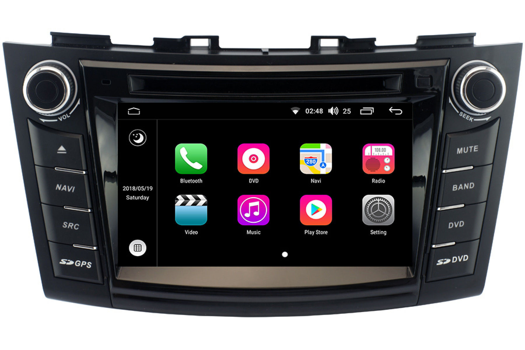 Wallpaper #bX0j8Y4Bnwiau_P6KQgH56 Suzuki Swift 2011 2013 Autoradio Gps Aftermarket Android Head Unit