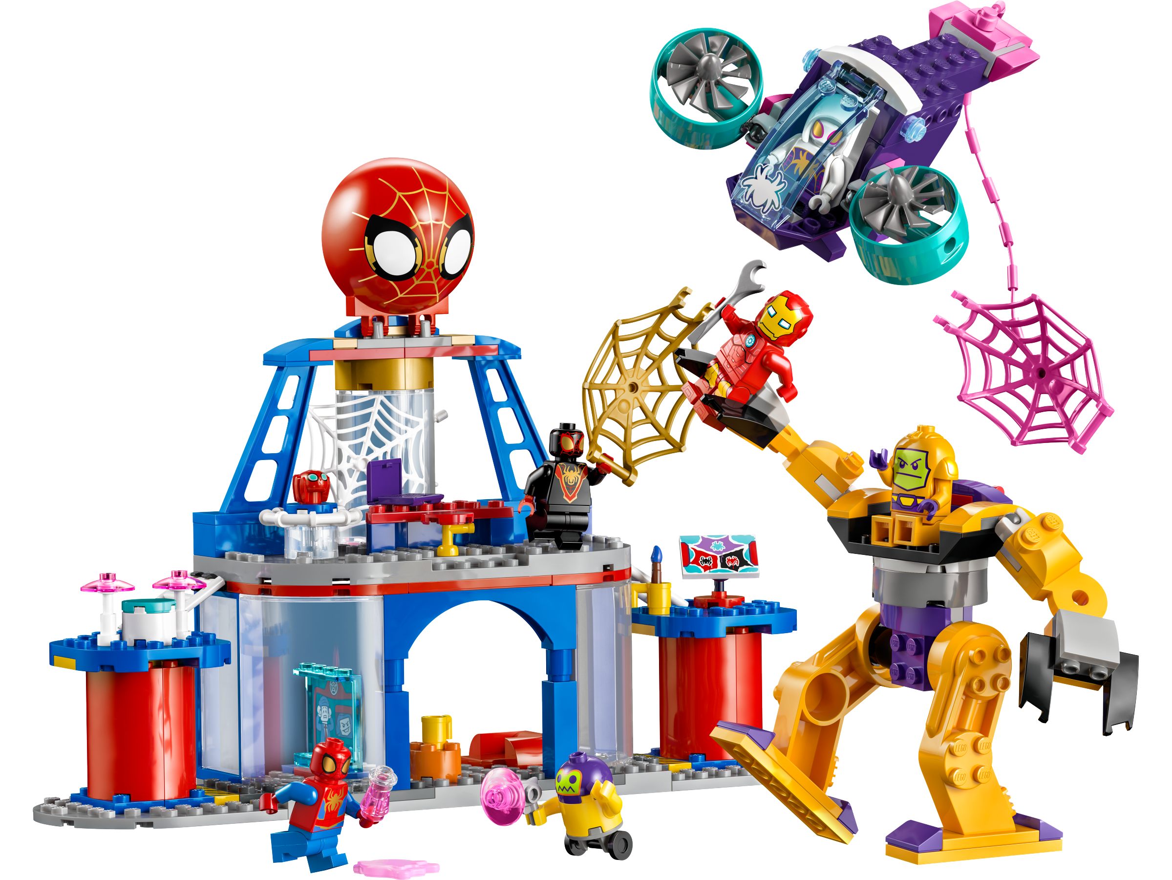 Wallpaper #J_QuOpMBKFX8bn3reXjK128 Quartier Generale Di Team Spidey 10794 Marvel Lego Shop Ufficiale It