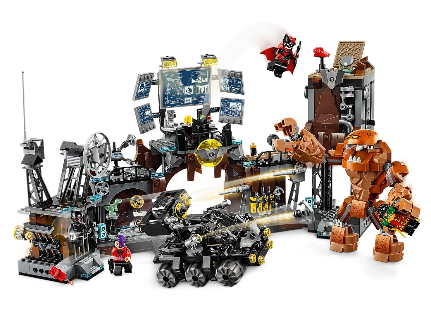 Wallpaper #OxlOLY8BtGB6xQ78W5JO21 Lego DC Batman Batcave Clayface Invasion 76122 Batman Toy Building Kit